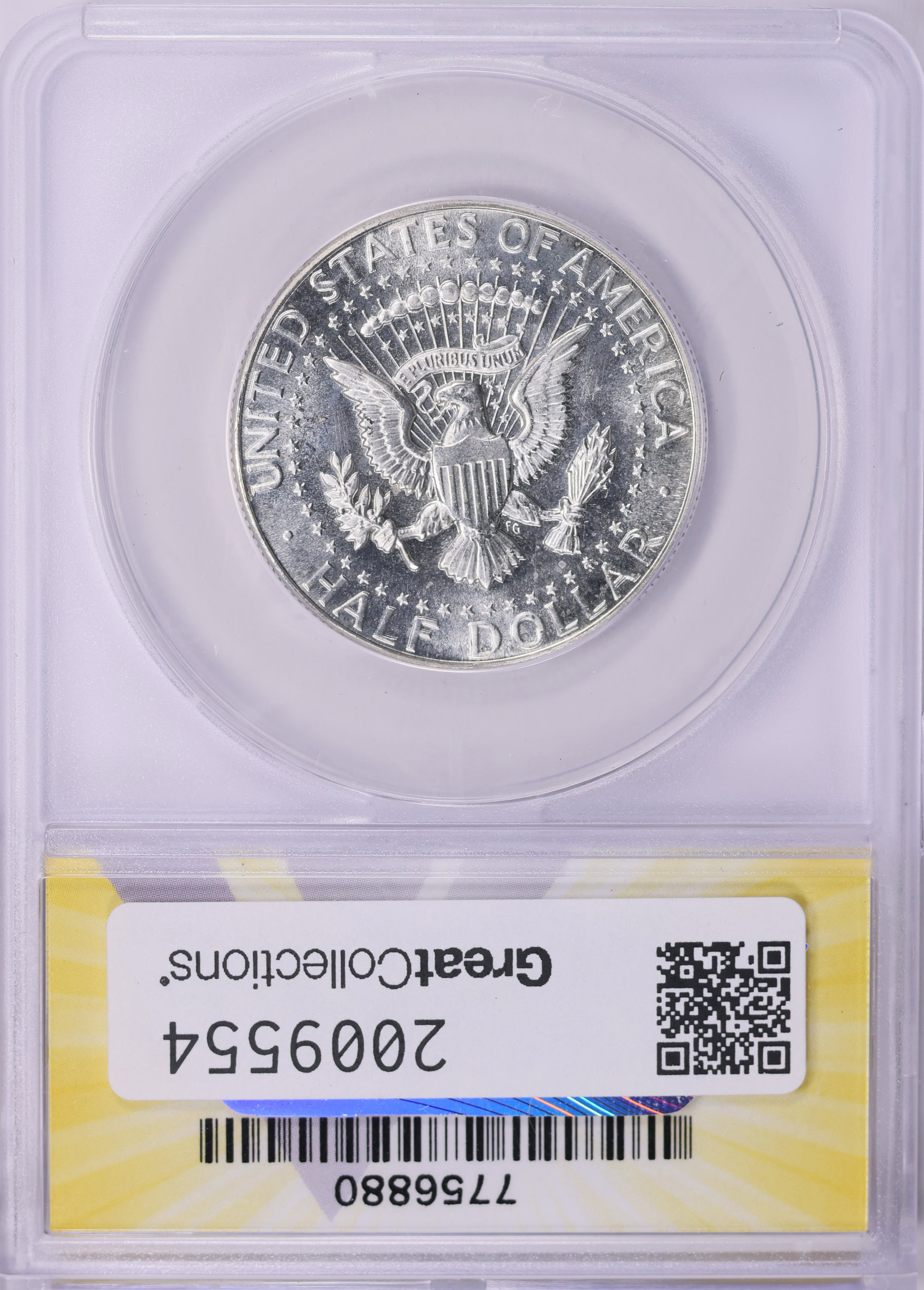 1965 Kennedy Half Dollar SMS ANACS SP-66 (Item 2009554