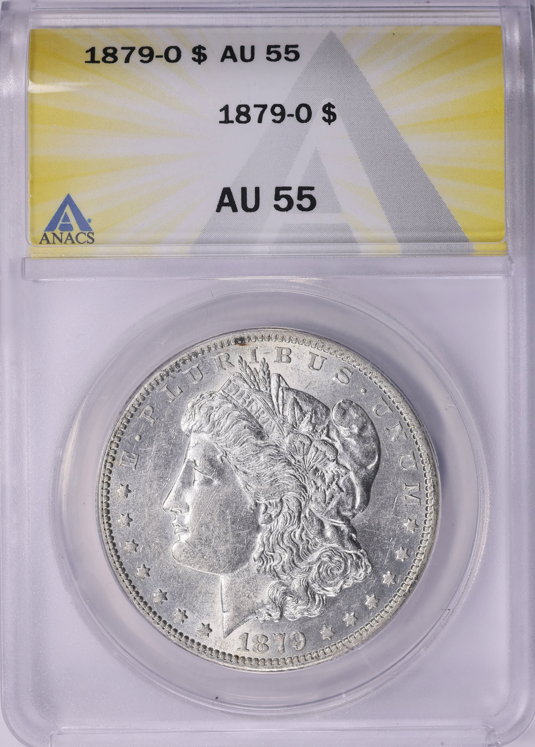 1879-O Morgan Silver Dollar ANACS AU-55 (Item 2010413