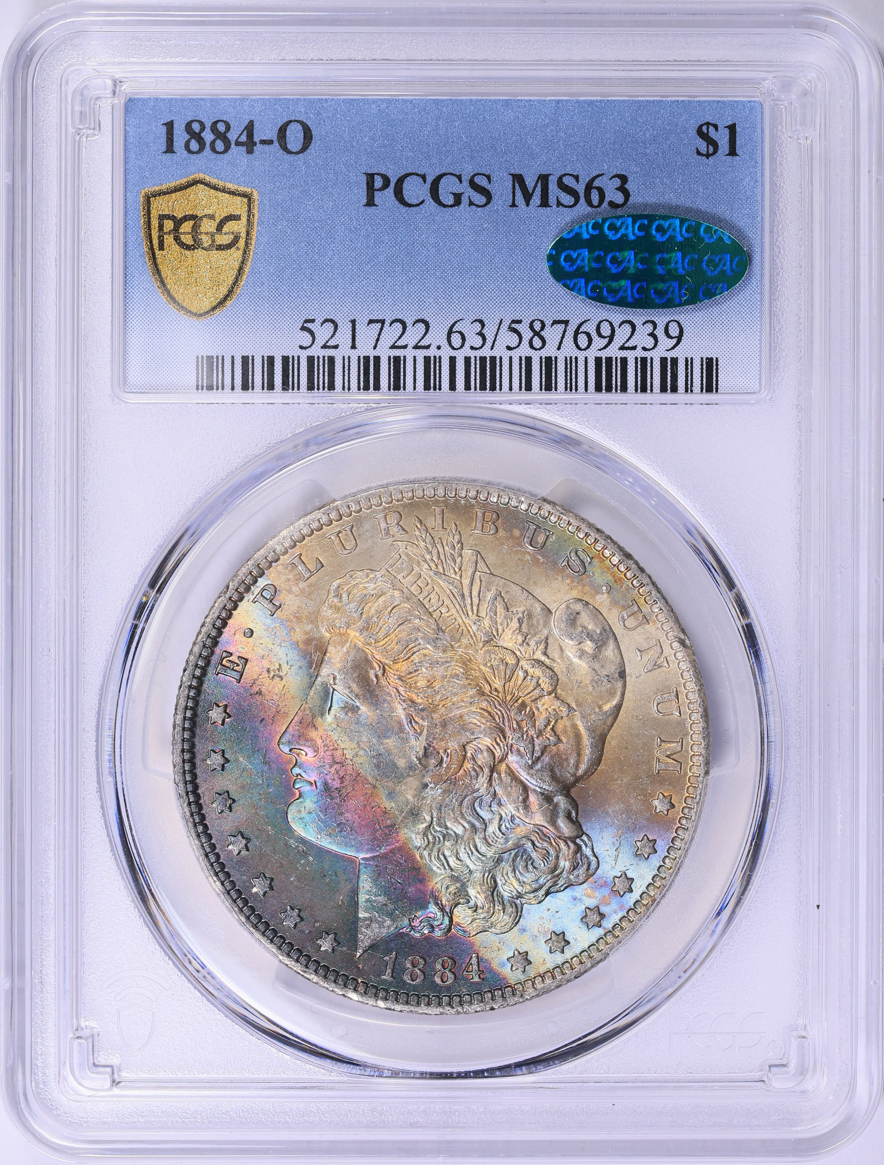 コレクション 1884-O Morgan Dollar PCGS MS63 コレクション 1884-O