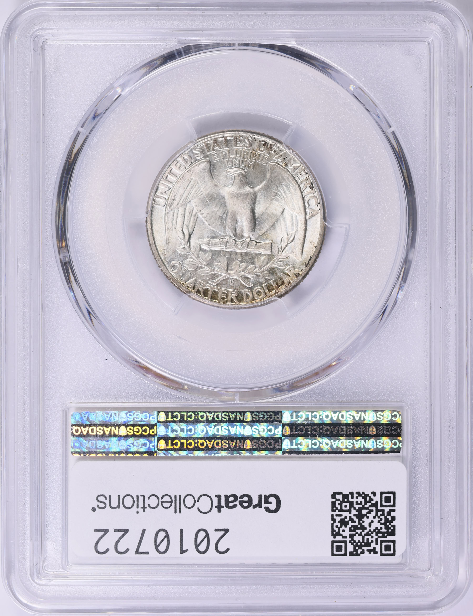 1939-D Washington Quarter PCGS MS-65 (Toned) (Item 2010722