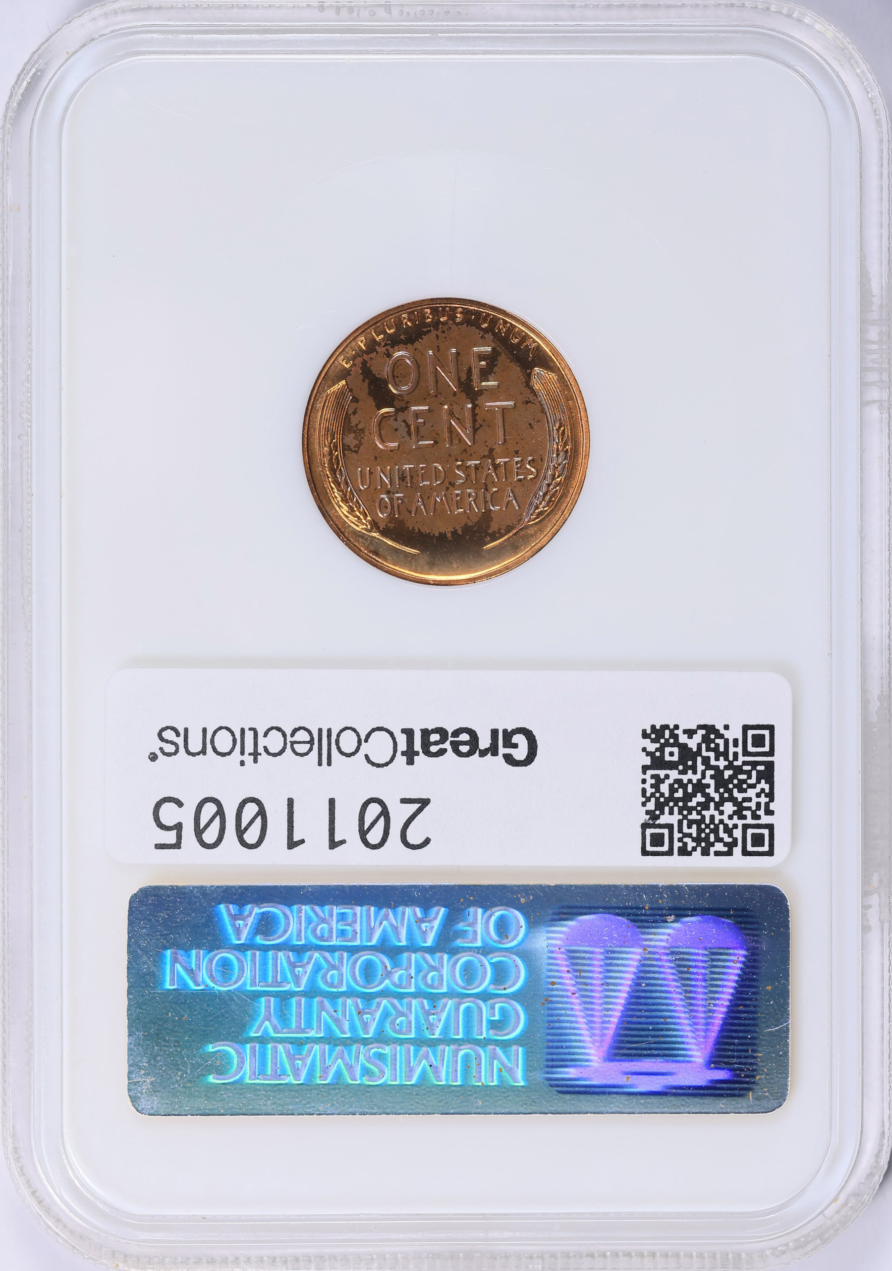 1955 Lincoln Cent NGC Proof-67 RD CAMEO OH (Toned) (Item 2011005 ...