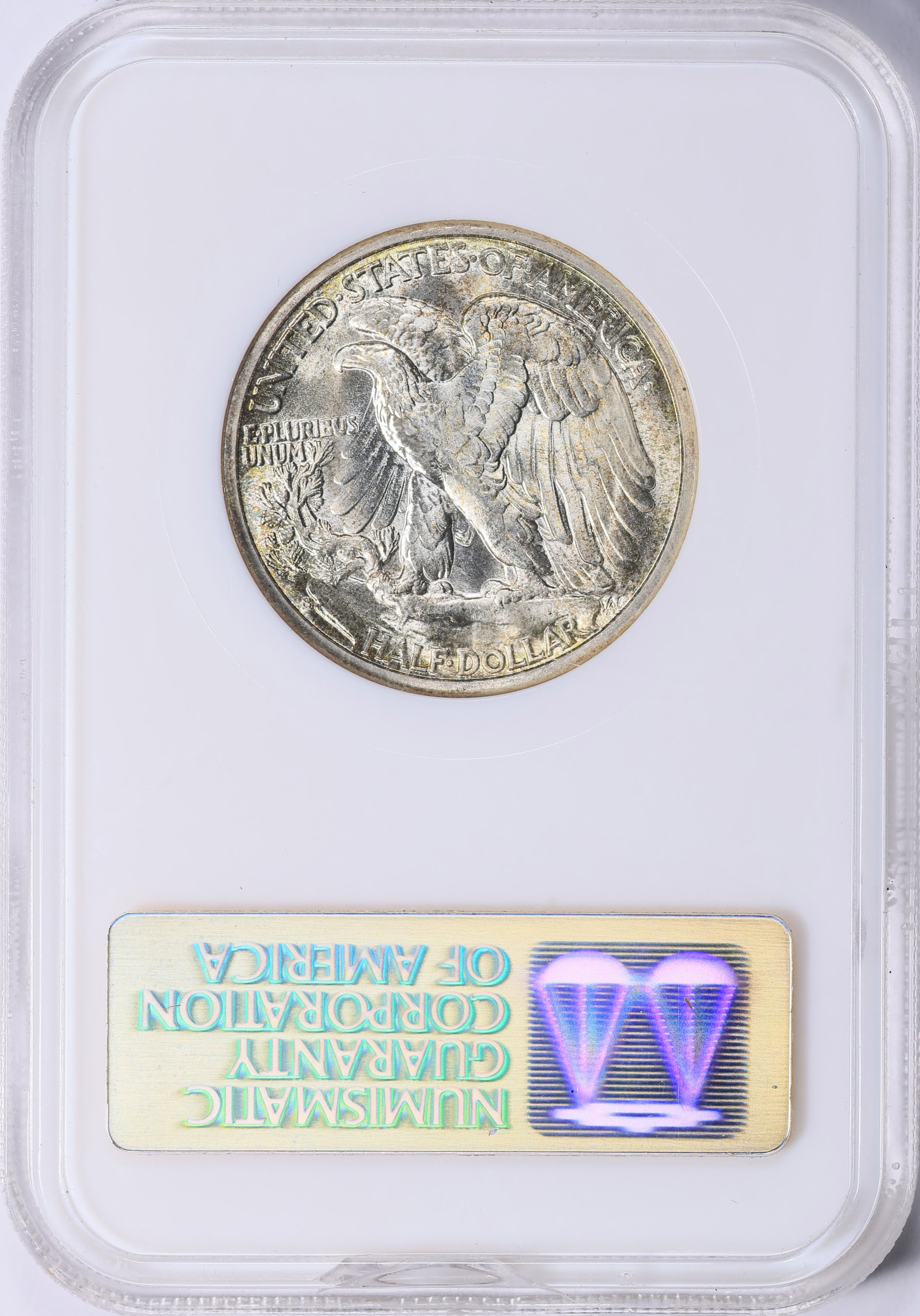 1944-S Walking Liberty Half Dollar NGC MS-66 (Toned) OH (Item