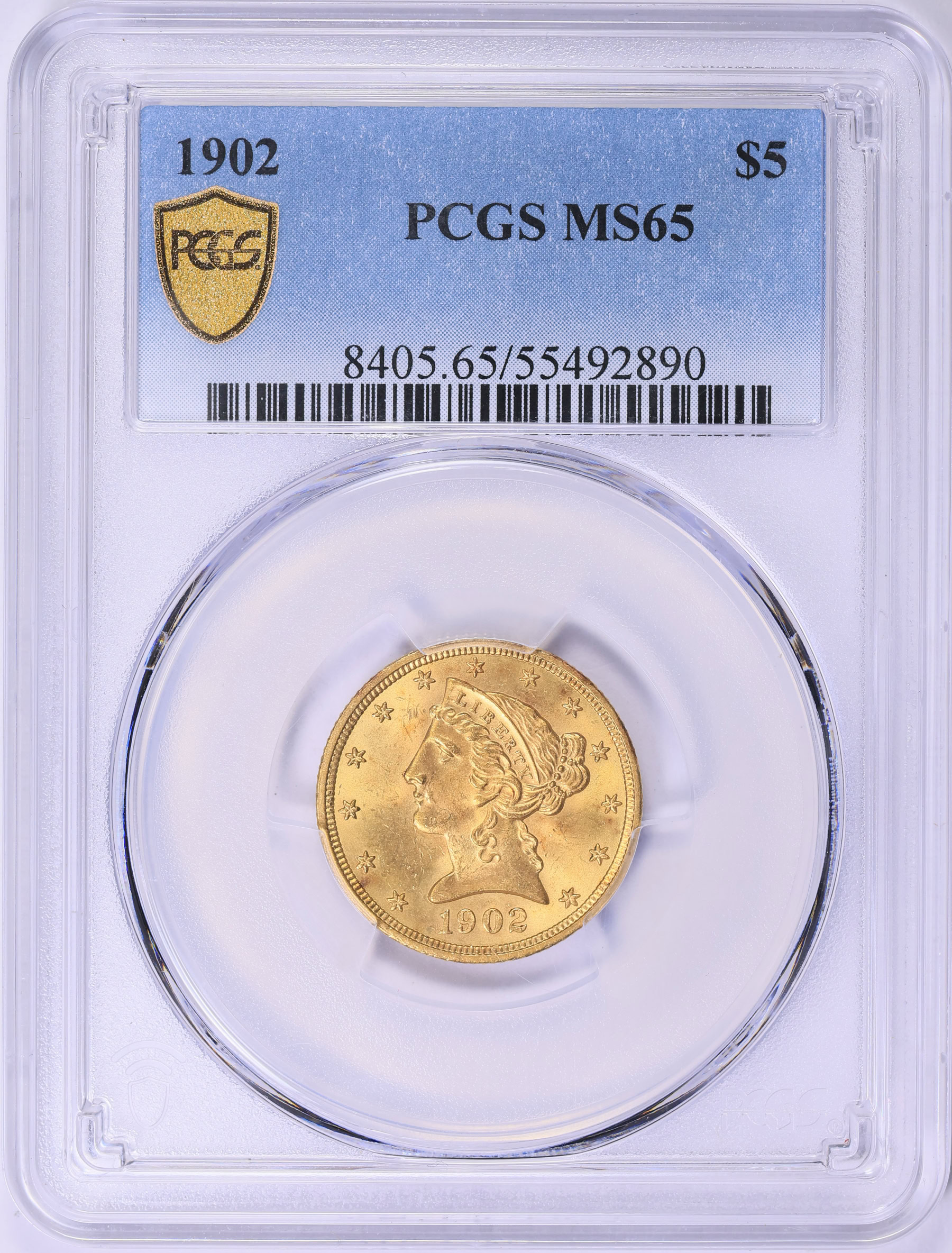 1902 Liberty Gold Half Eagle PCGS MS-65 (Item 2012242