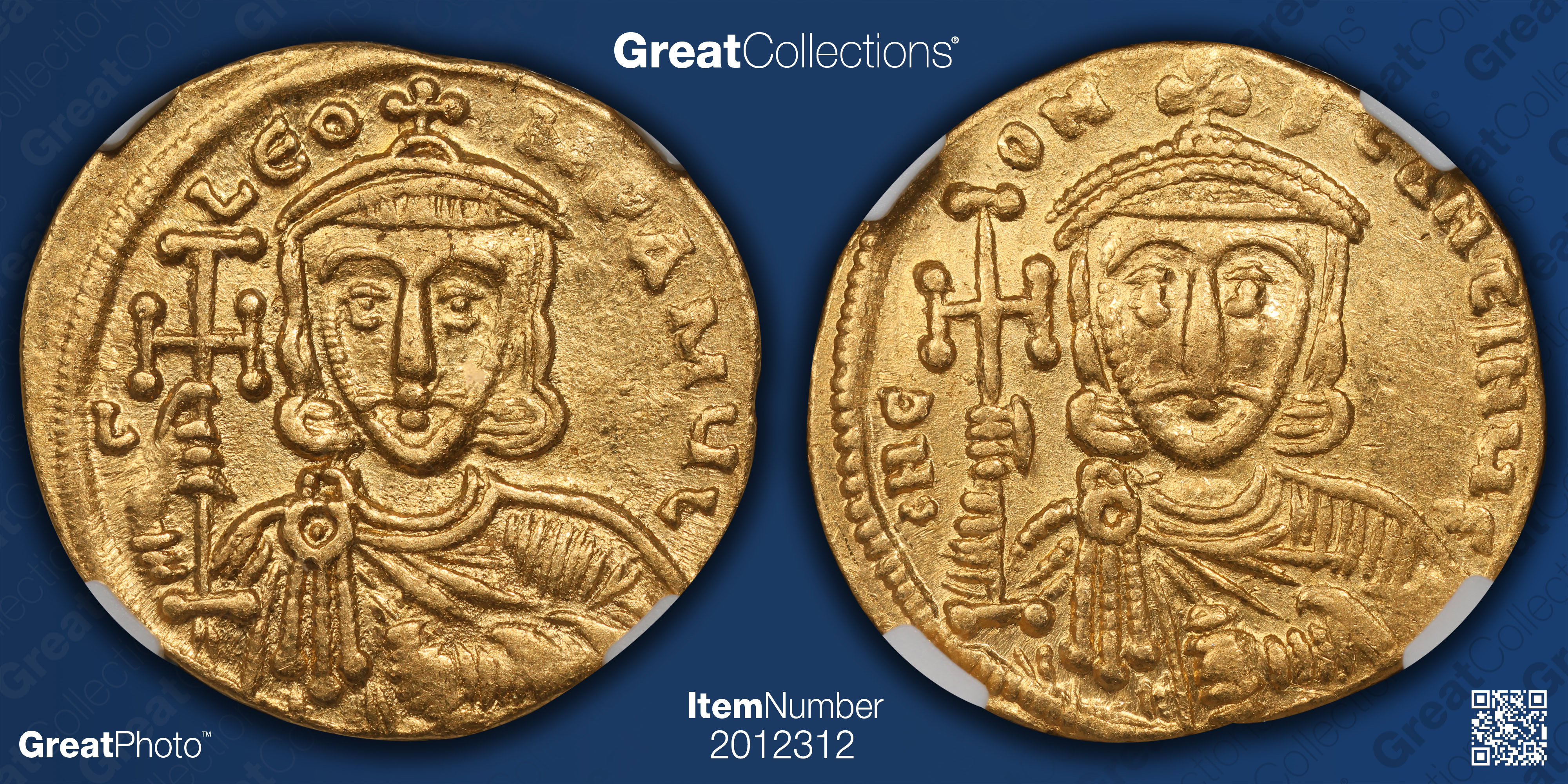 Ancient Byzantine Empire, Constantine V (A.D. 740-775) c.A.D. 741