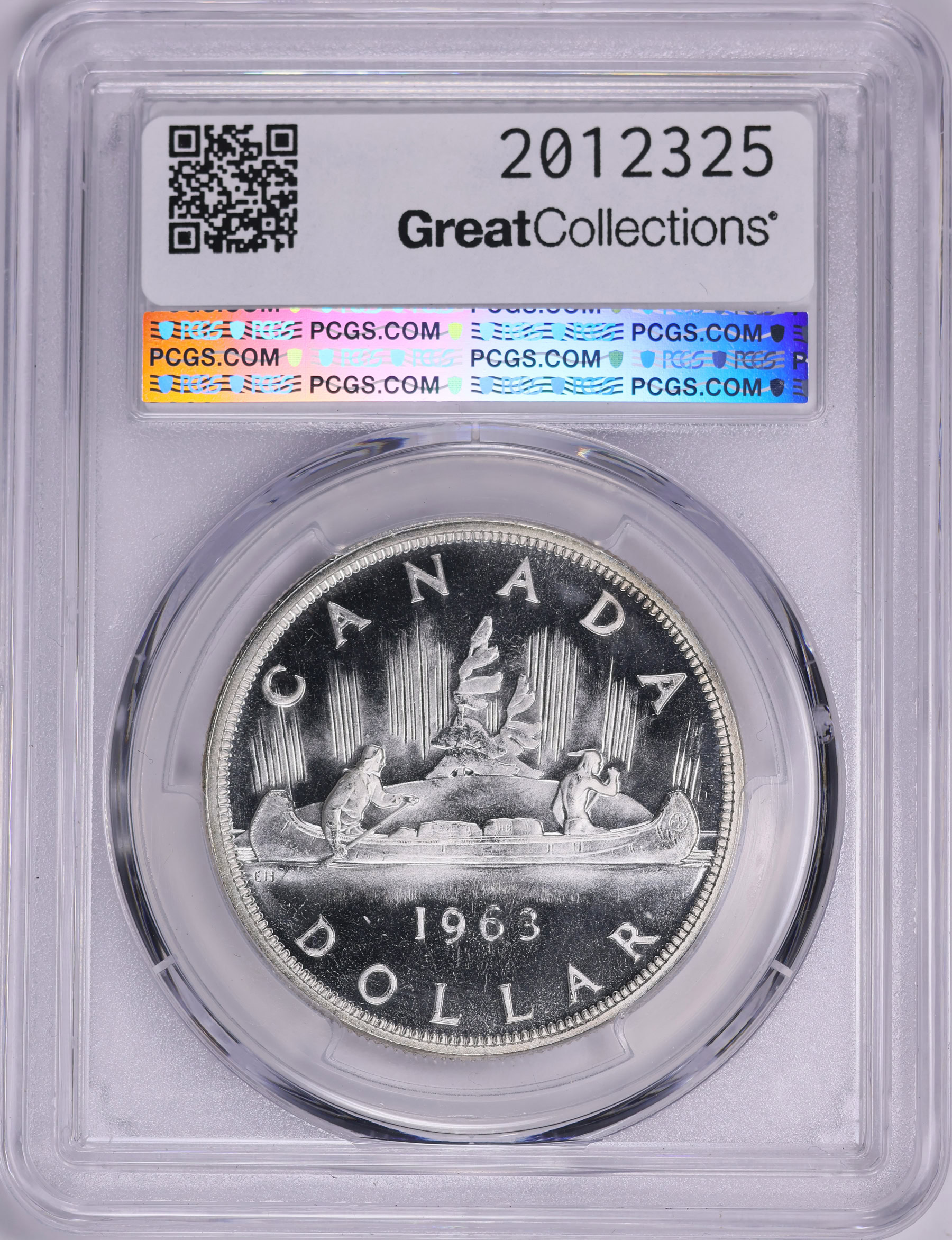 Canada 1963 Silver Dollar KM-54 PCGS PL-67 CAMEO (Item 2012325