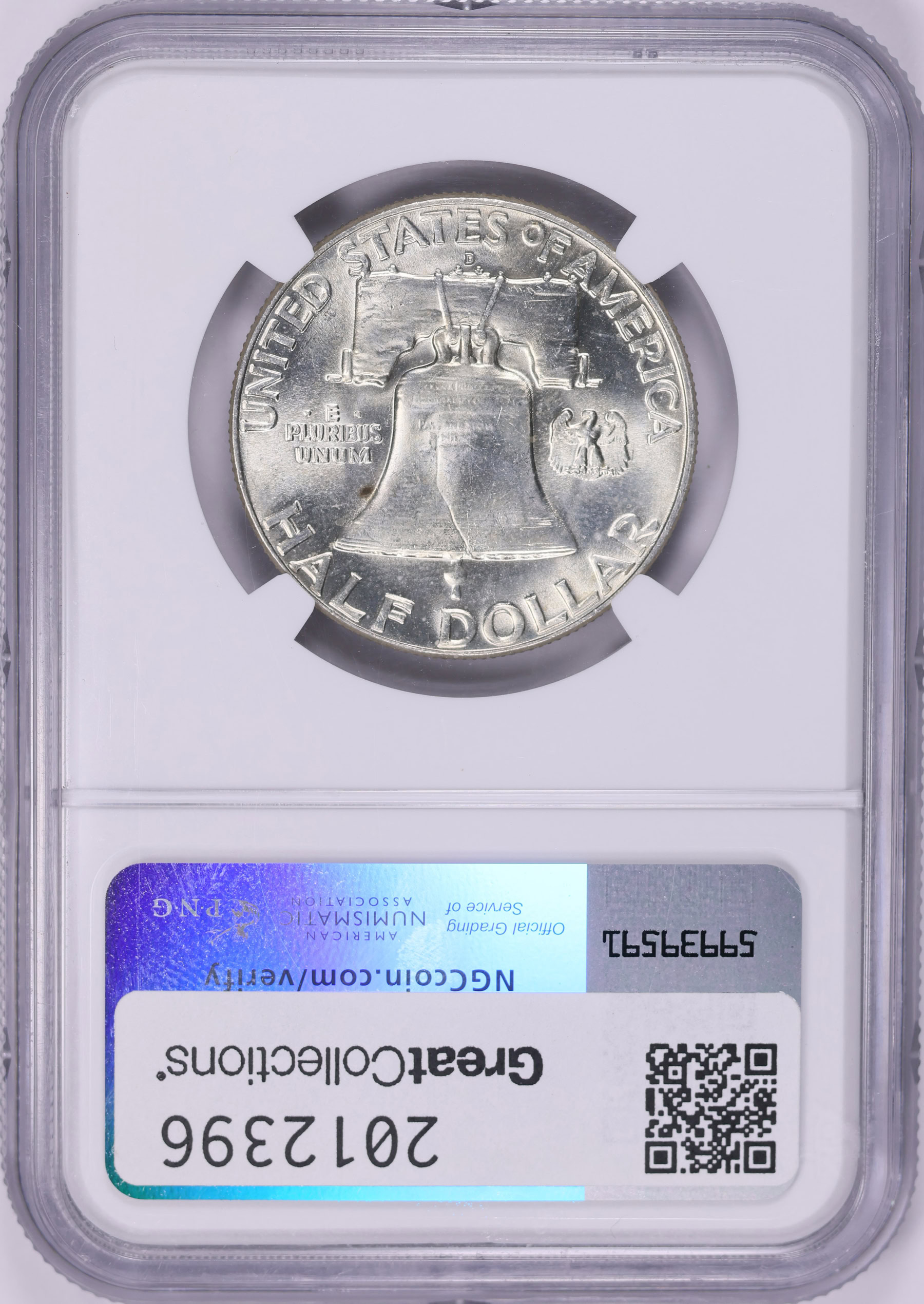 【レア】ELECTRIX MO-FX【ヴィンテージ】 Mint Error 1962-D Franklin Half Dollar Obverse Lamination NGC MS