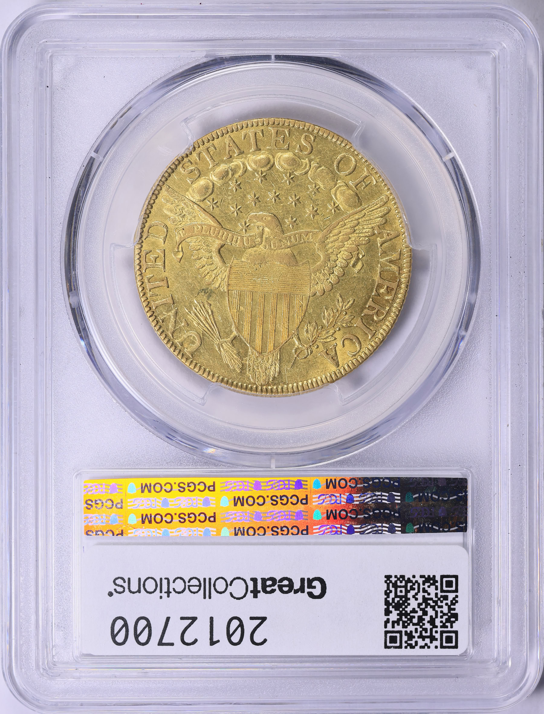 1803 Capped Bust Gold Eagle Small Stars Reverse PCGS AU-58 (Item ...