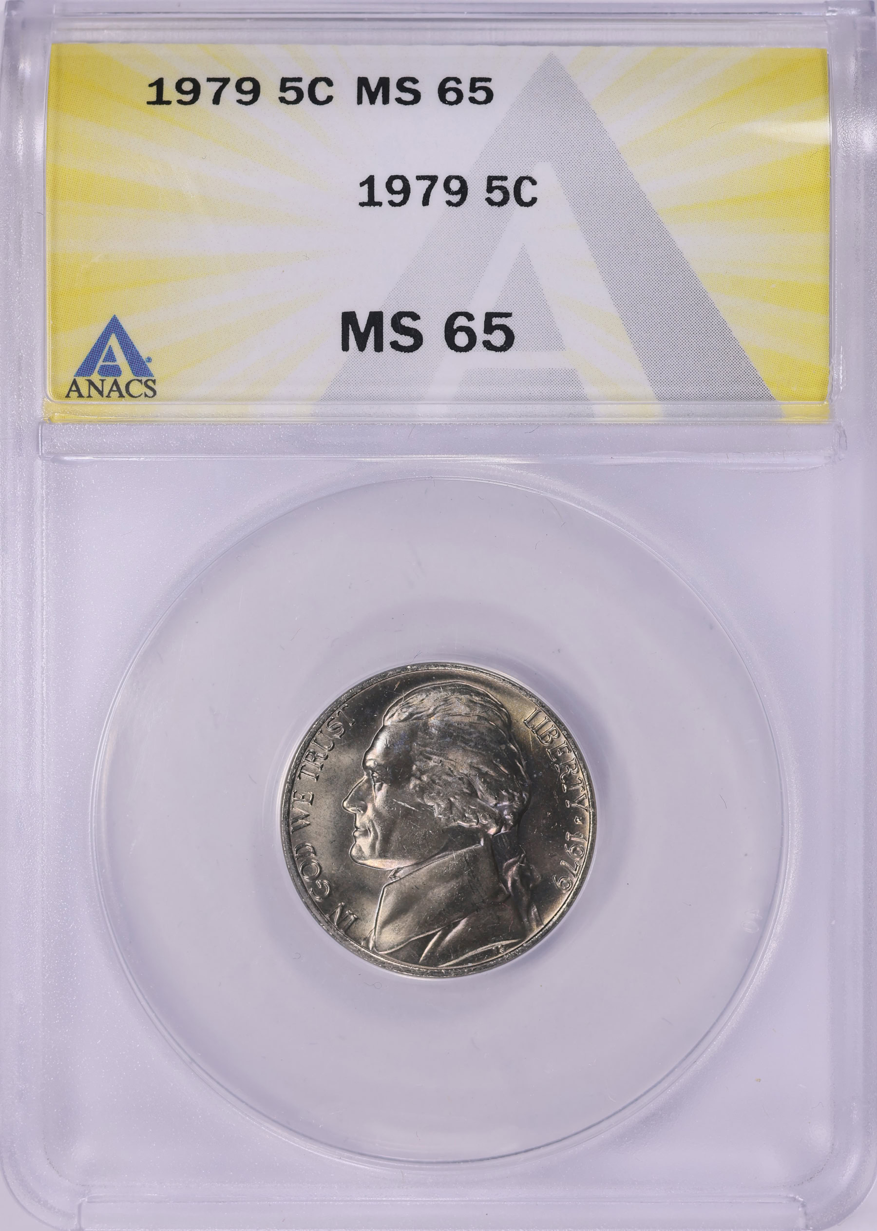 1979 Jefferson Nickel ANACS MS-65 (Toned) (Item 2013452 ...
