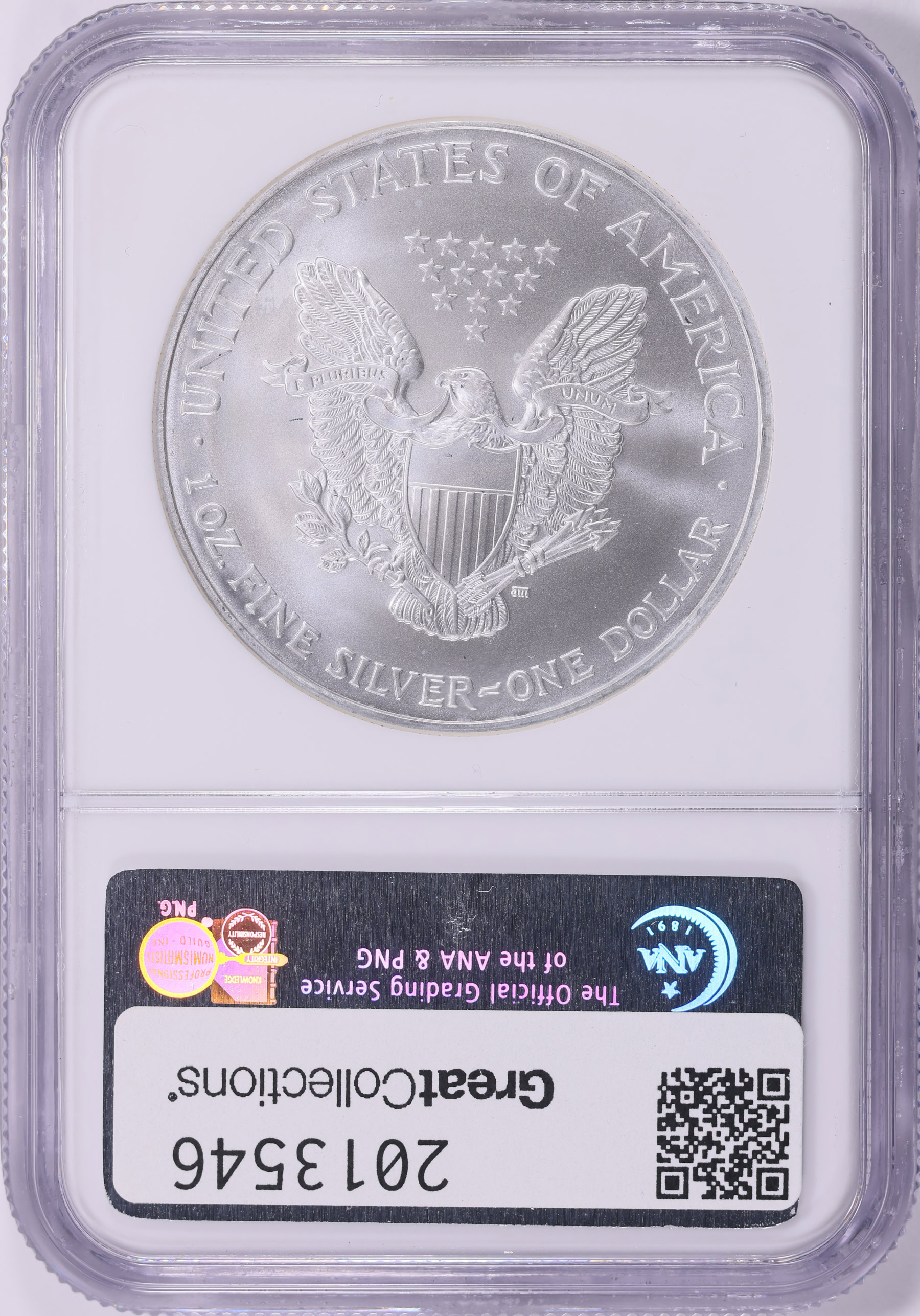 2004 $1 Silver Eagle NGC MS-69 (Item 2013546) | GreatCollections