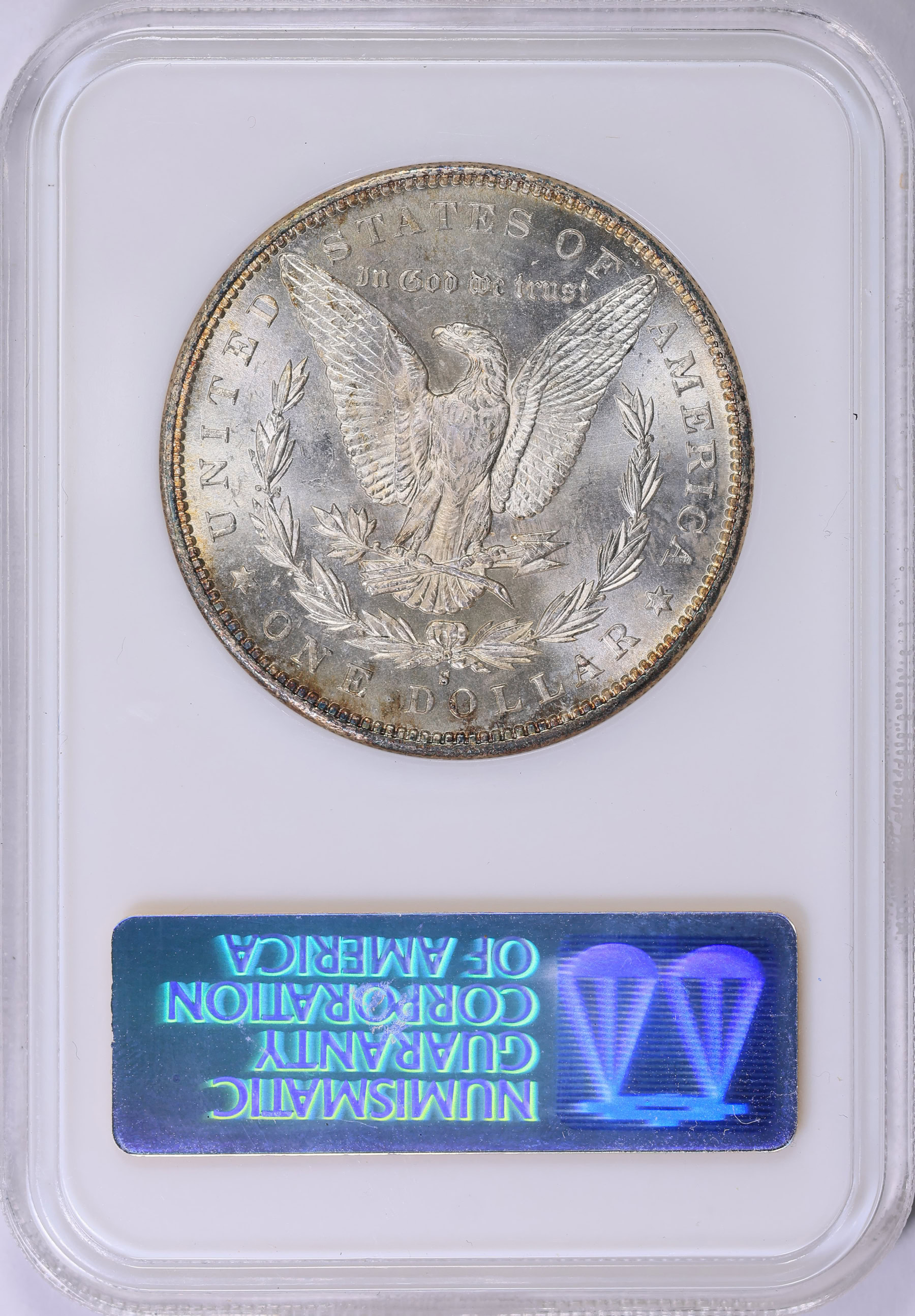 1897-S Morgan Silver Dollar NGC MS-64 PL OH (Toned) (Item 2014308