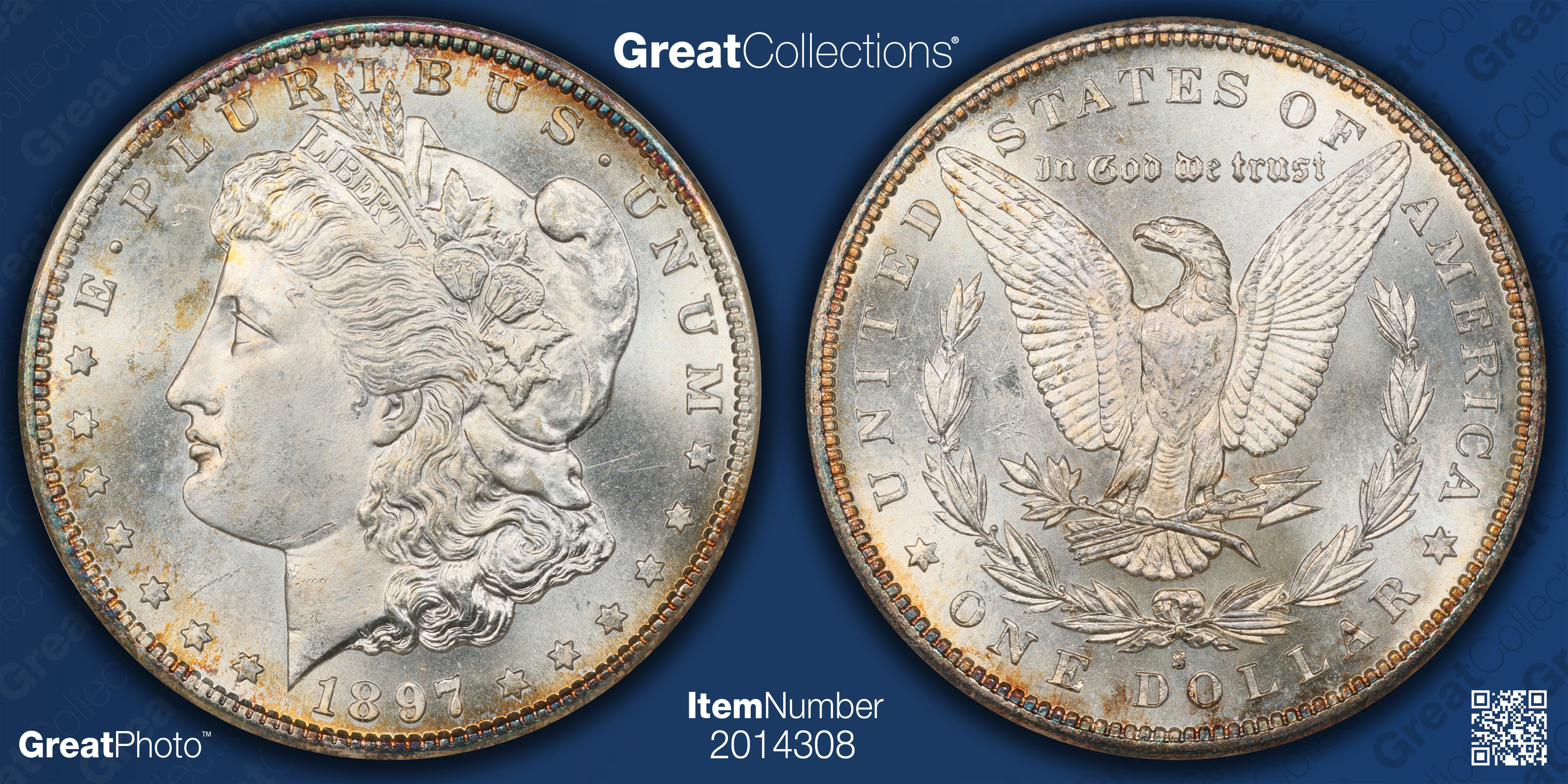 極美品　PCGS　MS64　新十圓　明治三十年（1897）　金貨 明治三年二圓金幣PCGS MS64 有龍圖案日本高分金幣極度稀少[認證編號