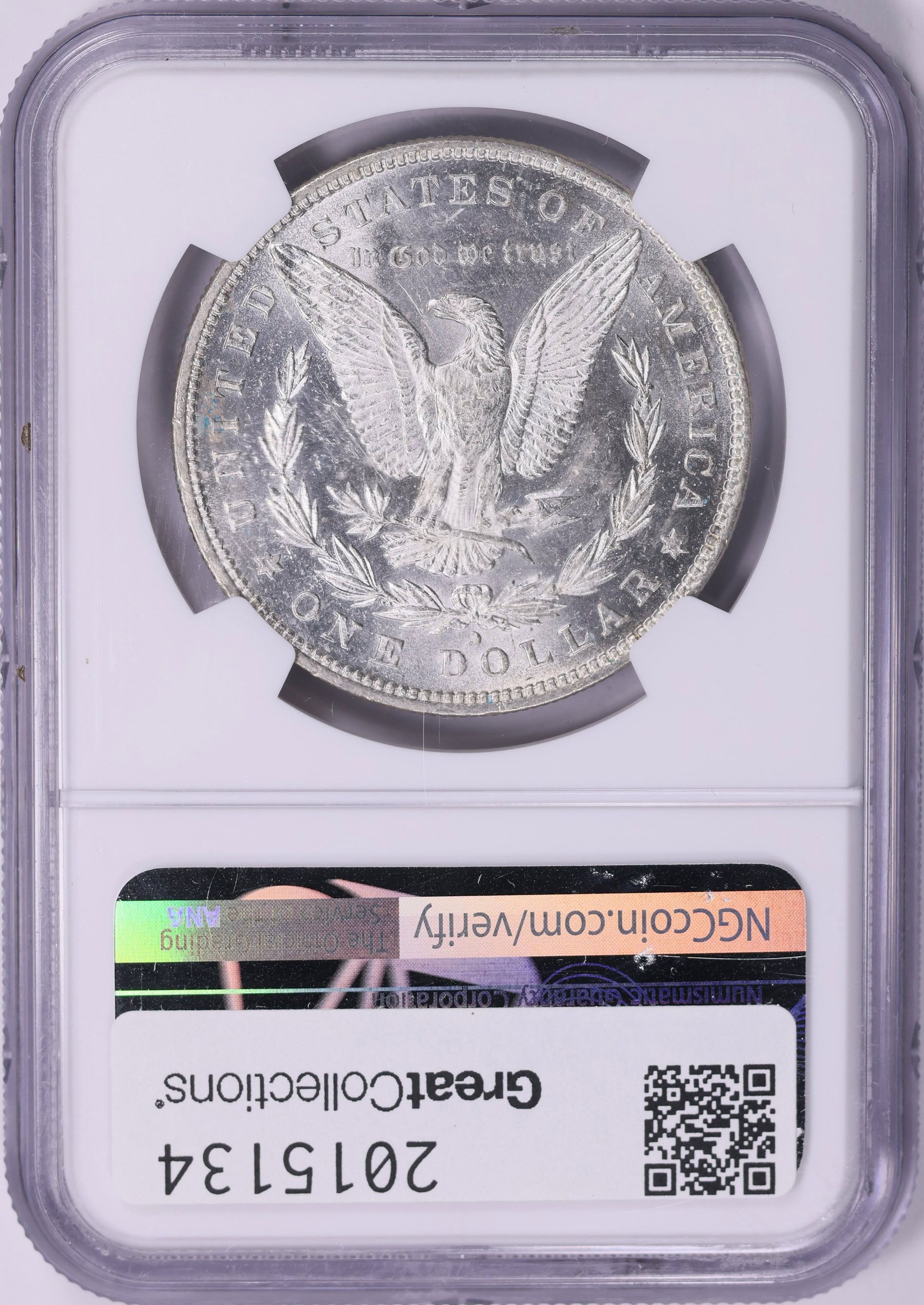 1880-O Morgan Silver Dollar NGC MS-62 (Item 2015134