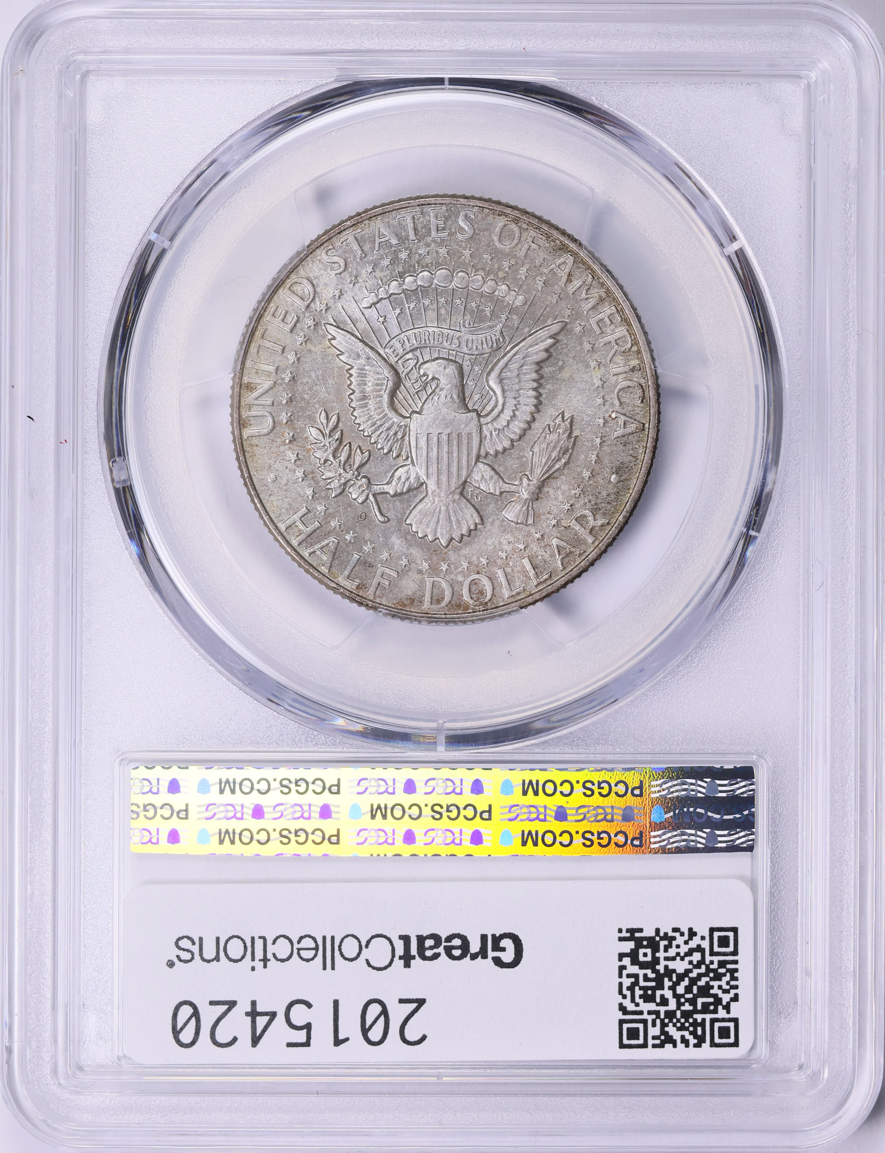 1964-D Kennedy Half Dollar PCGS MS-64 (Toned) (Item 2015420