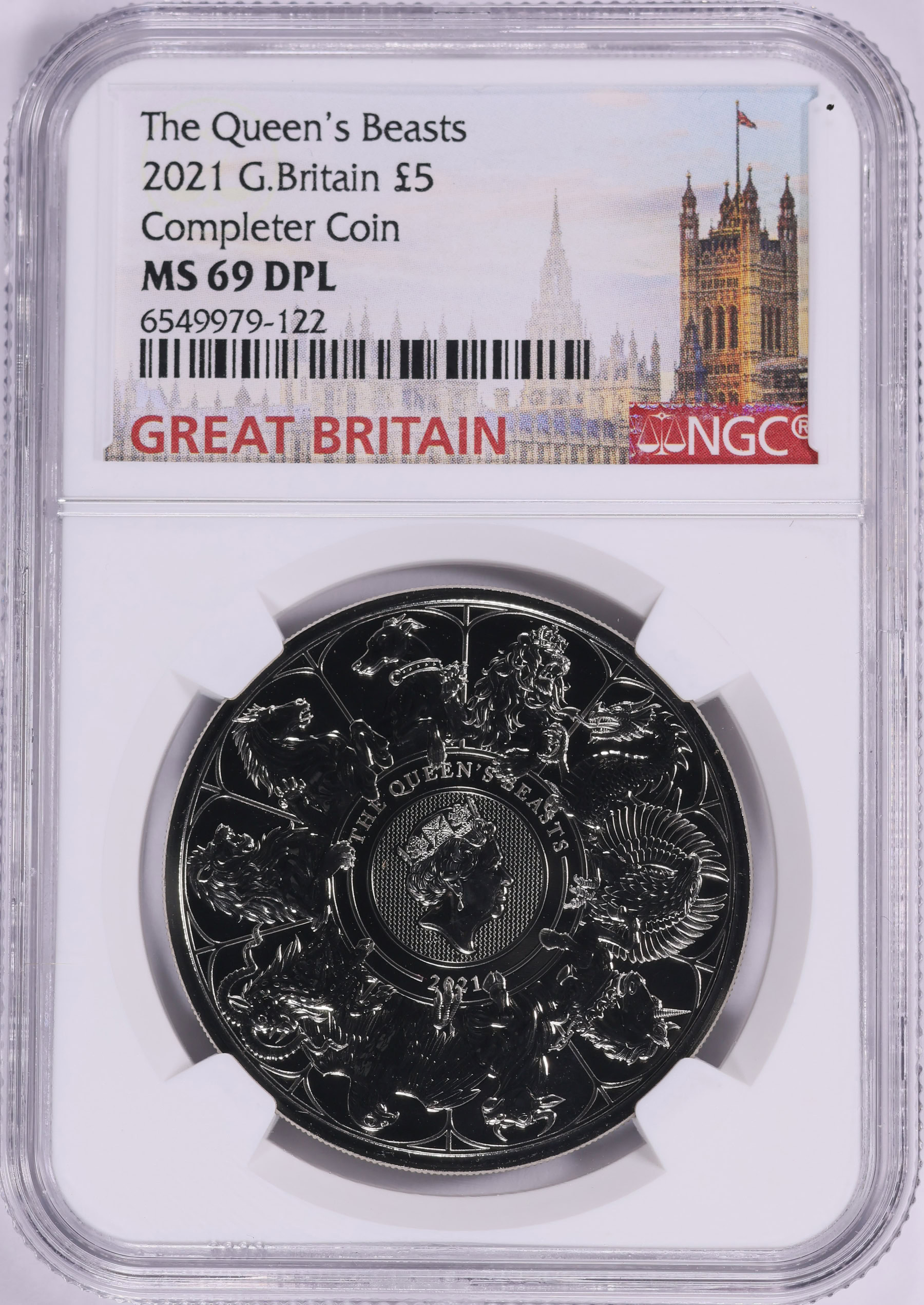 Great Britain 2021 £5 The Queen's Beasts Completer Coin KM-2033