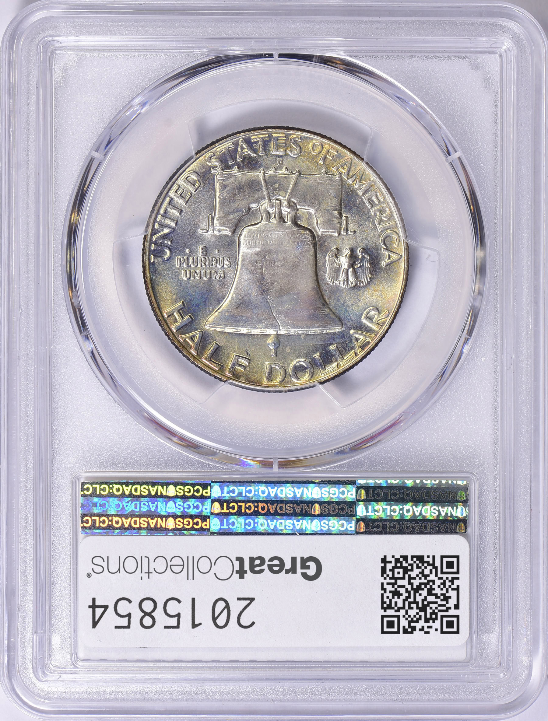 1962-D Franklin Half Dollar PCGS MS-65 FBL (Toned) (Item 2015854