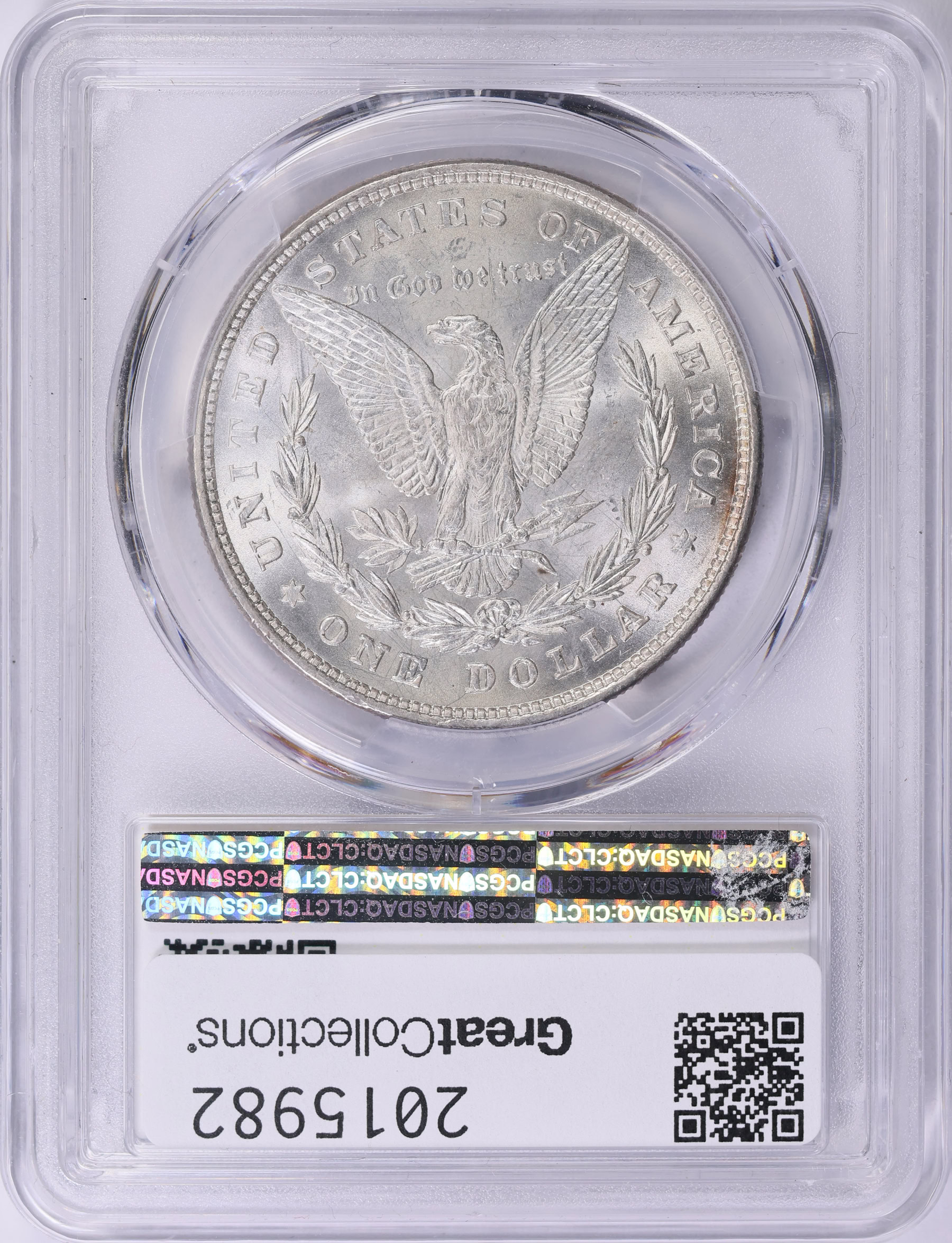 1878 8TF Morgan Silver Dollar Pierced Eyelid VAM-6 PCGS MS-62 (CAC