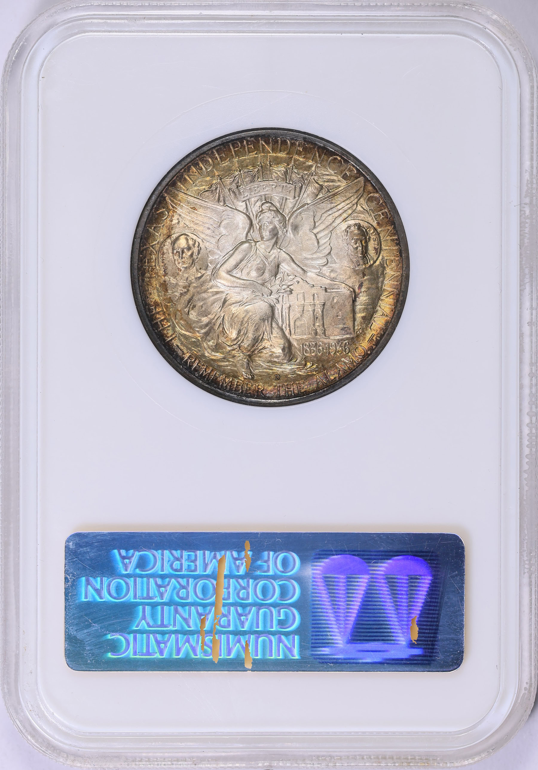 1937-D Texas Centennial Half Dollar NGC MS-65 (CAC Green) OH
