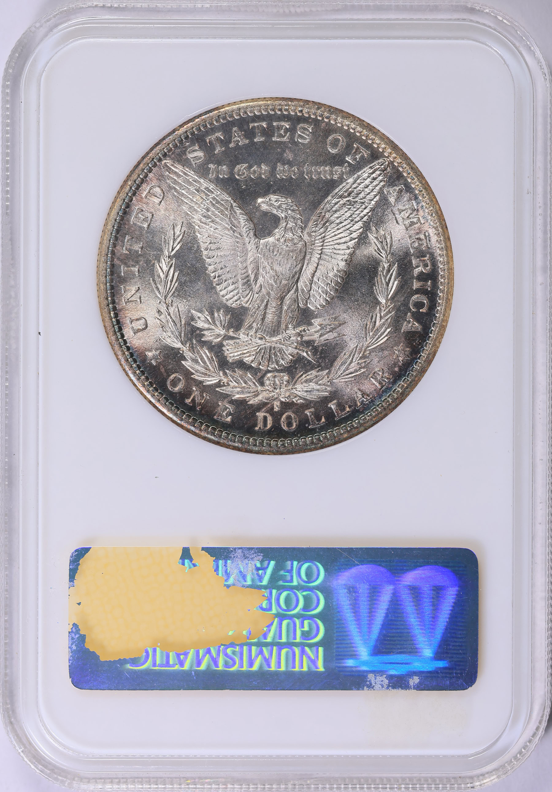 1881-S Morgan Silver Dollar NGC MS-64 (CAC Green) (Toned) OH (Item
