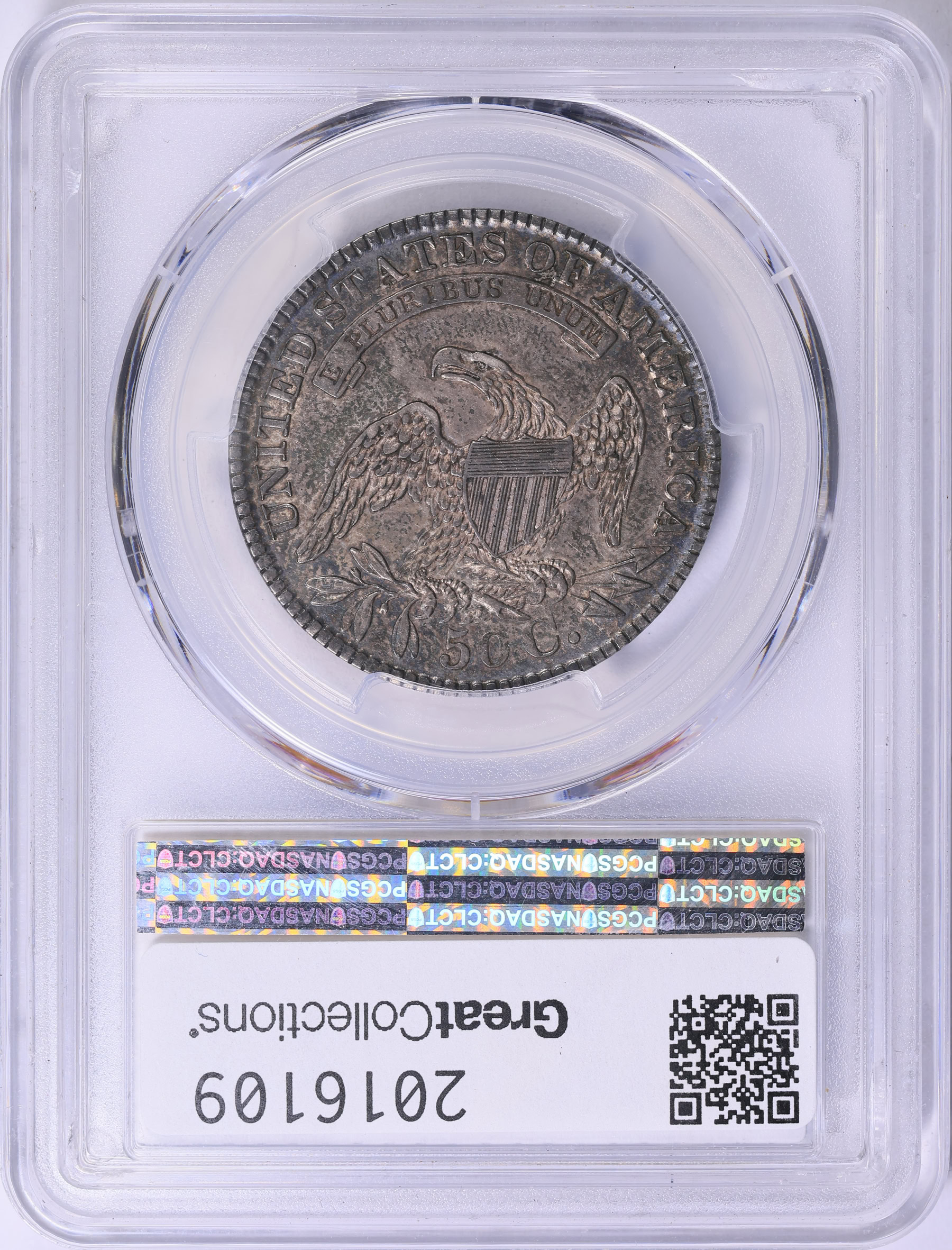 1829/7 Capped Bust Half Dollar PCGS AU-55 (Item 2016109