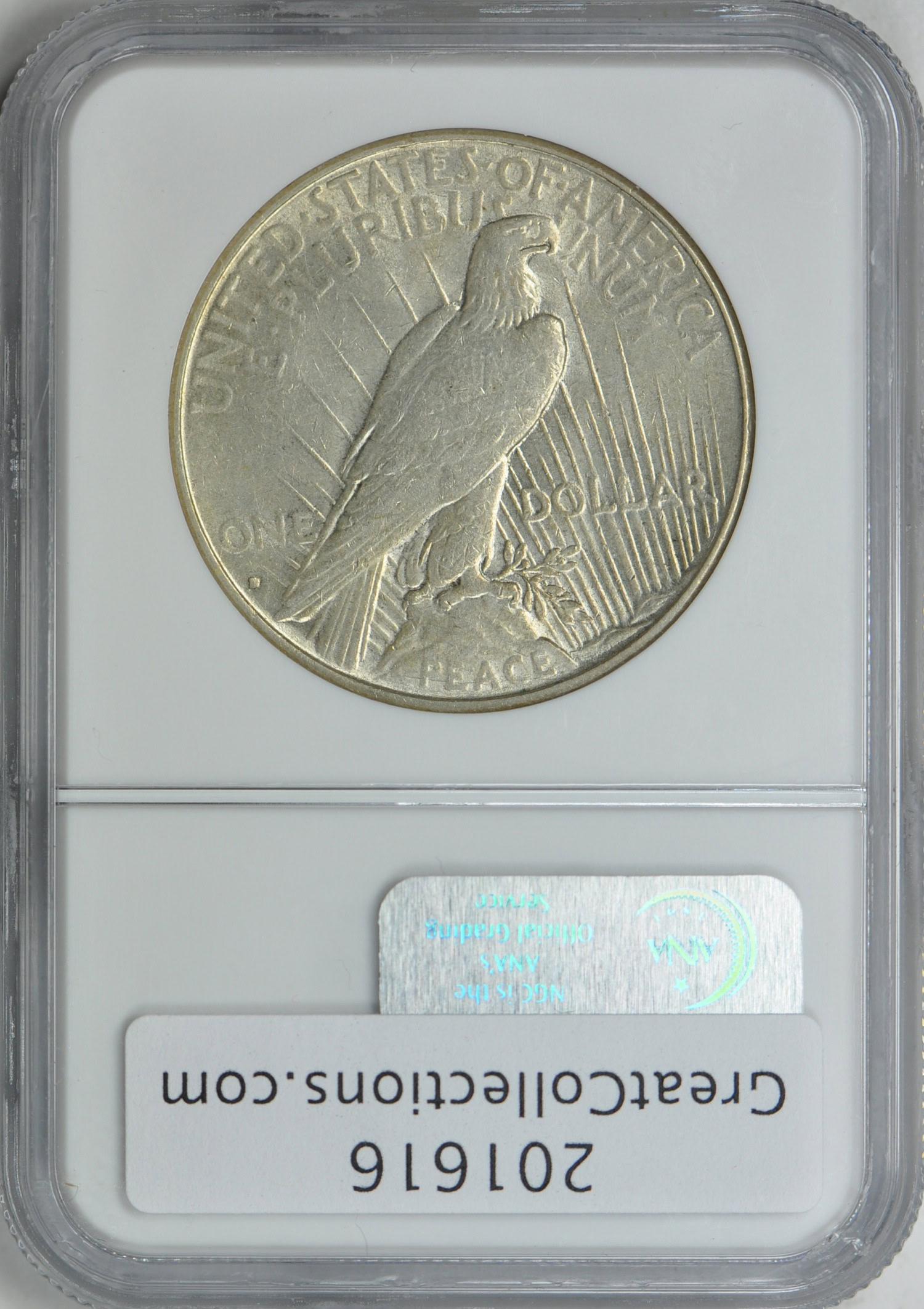 1934-D Peace Silver Dollar VAM-3 Large D DDO Motto Top 50 NGC AU
