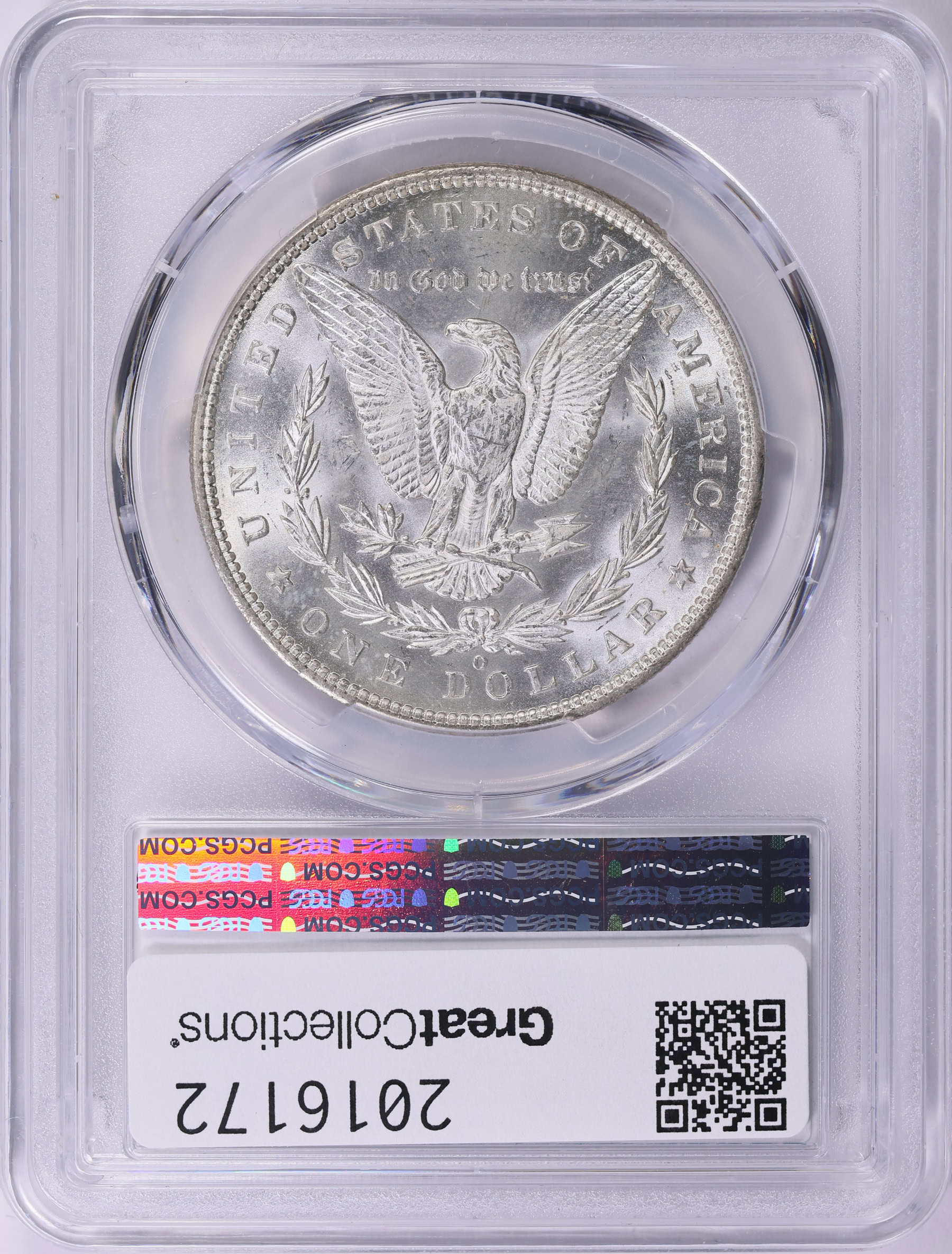 1892-O Morgan Silver Dollar PCGS MS-64+ (Item 2016172
