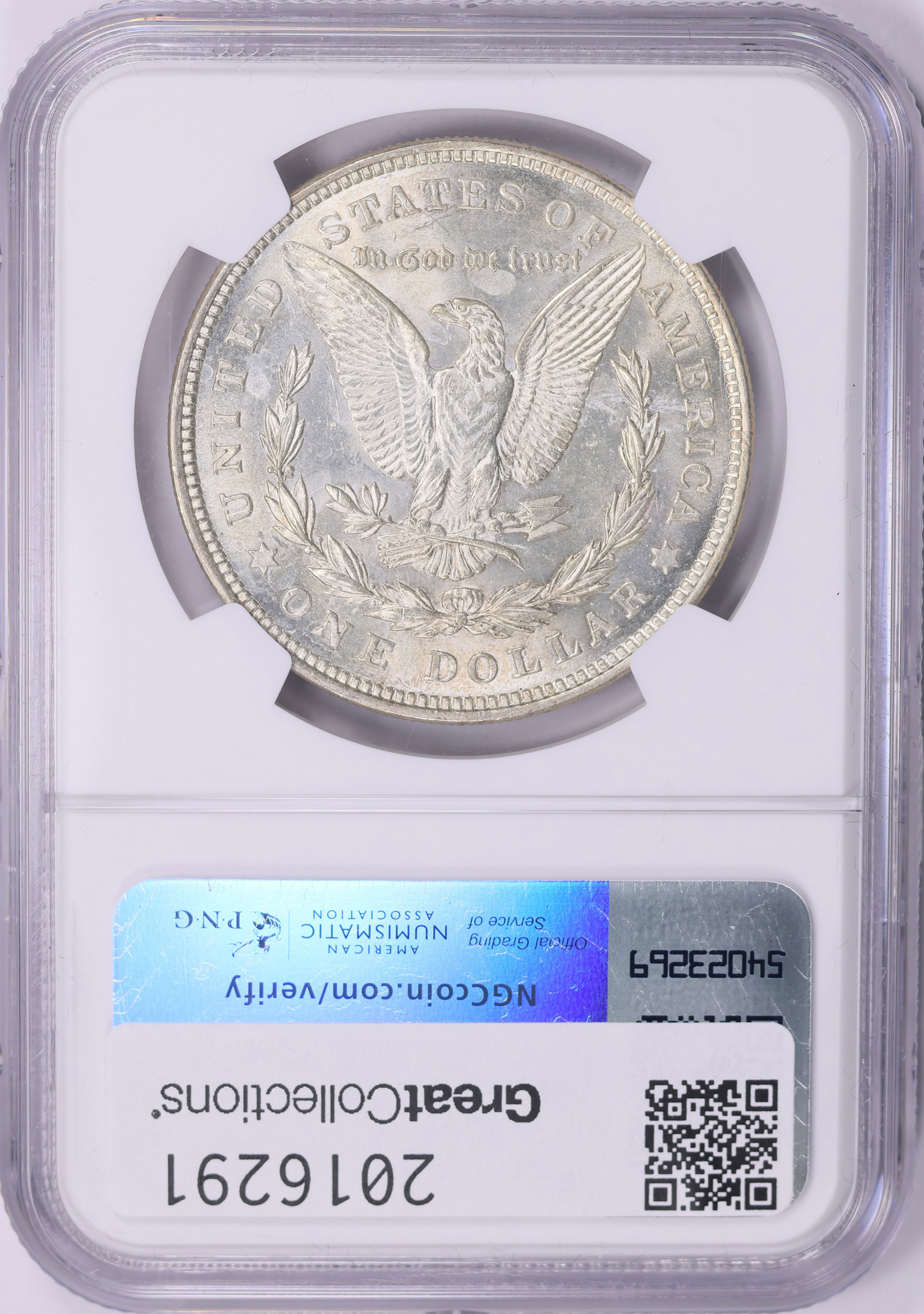1921 Morgan Silver Dollar NGC MS-62 (Item 2016291