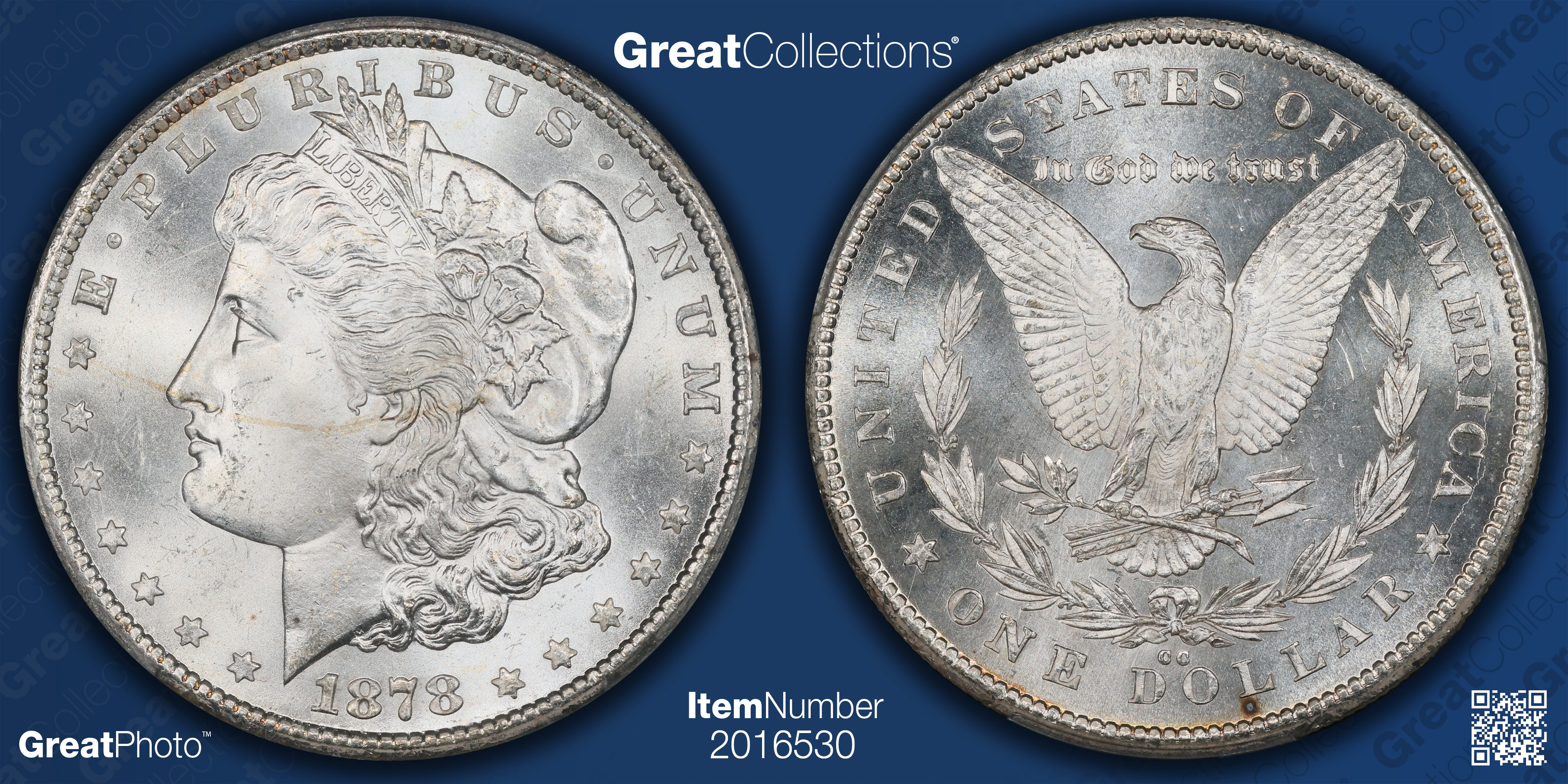 メリ 1878 CC Carson City $1 Morgan Silver Dollar NGC MS64 Star Key Date