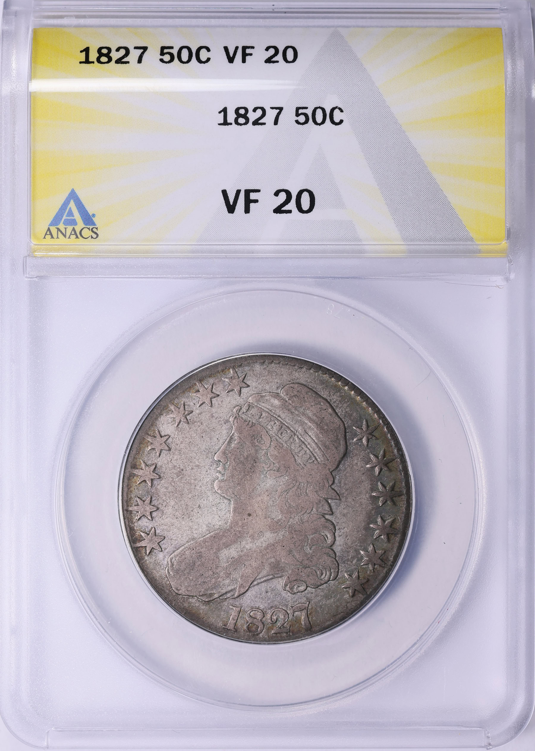 1827 Capped Bust Half Dollar ANACS VF-20 (Item 2016988 ...