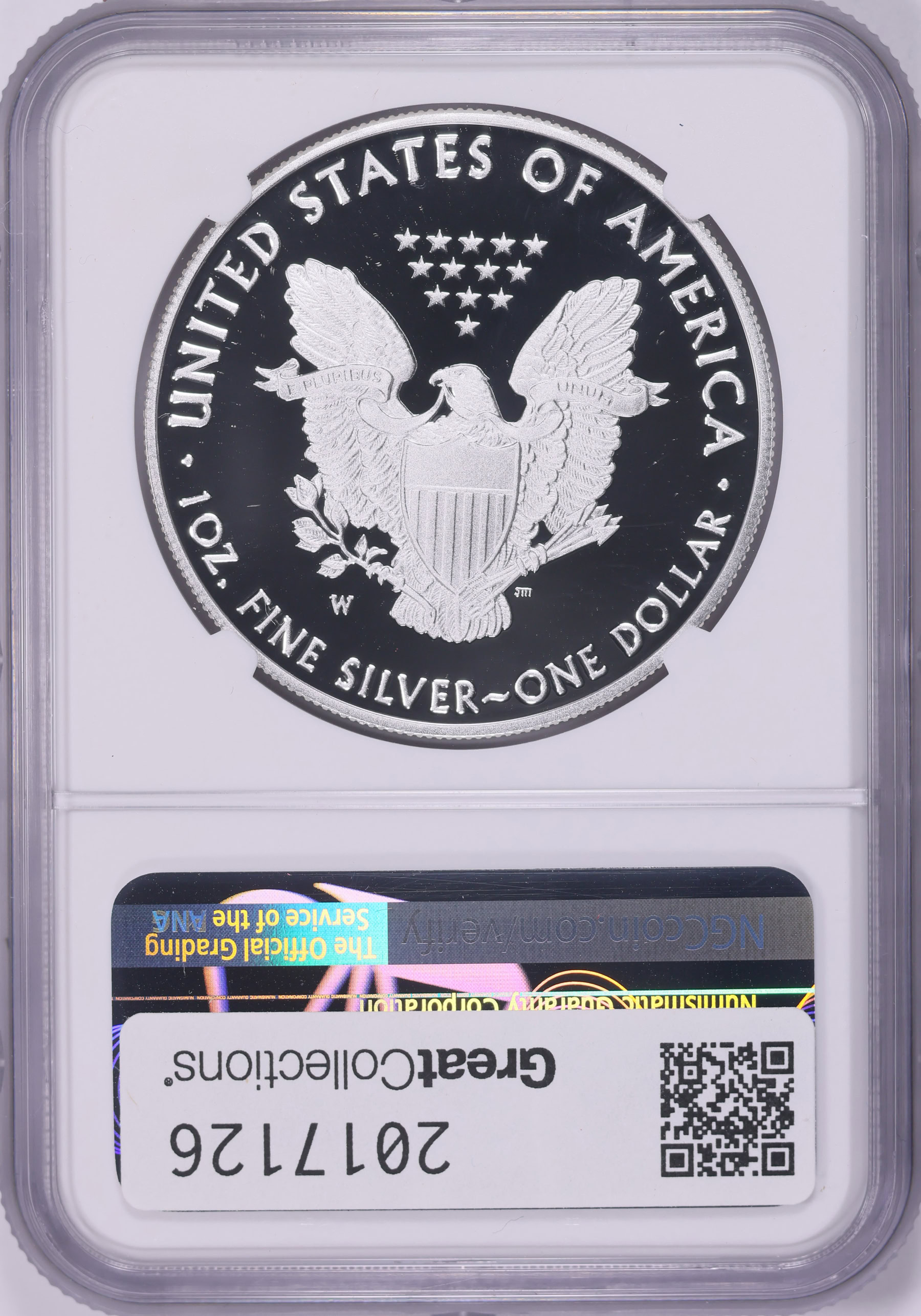 2021-W $1 Silver Eagle Type 1 NGC Proof-70 UC (Moy Signed Label) (Item ...