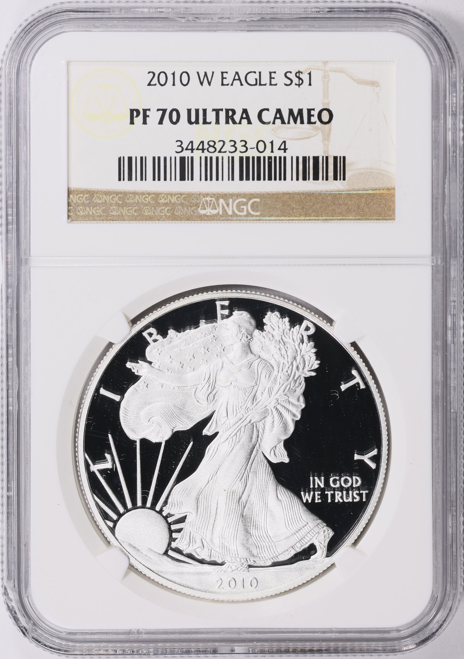 2010-W $1 Silver Eagle NGC Proof-70 UC (Item 2017974