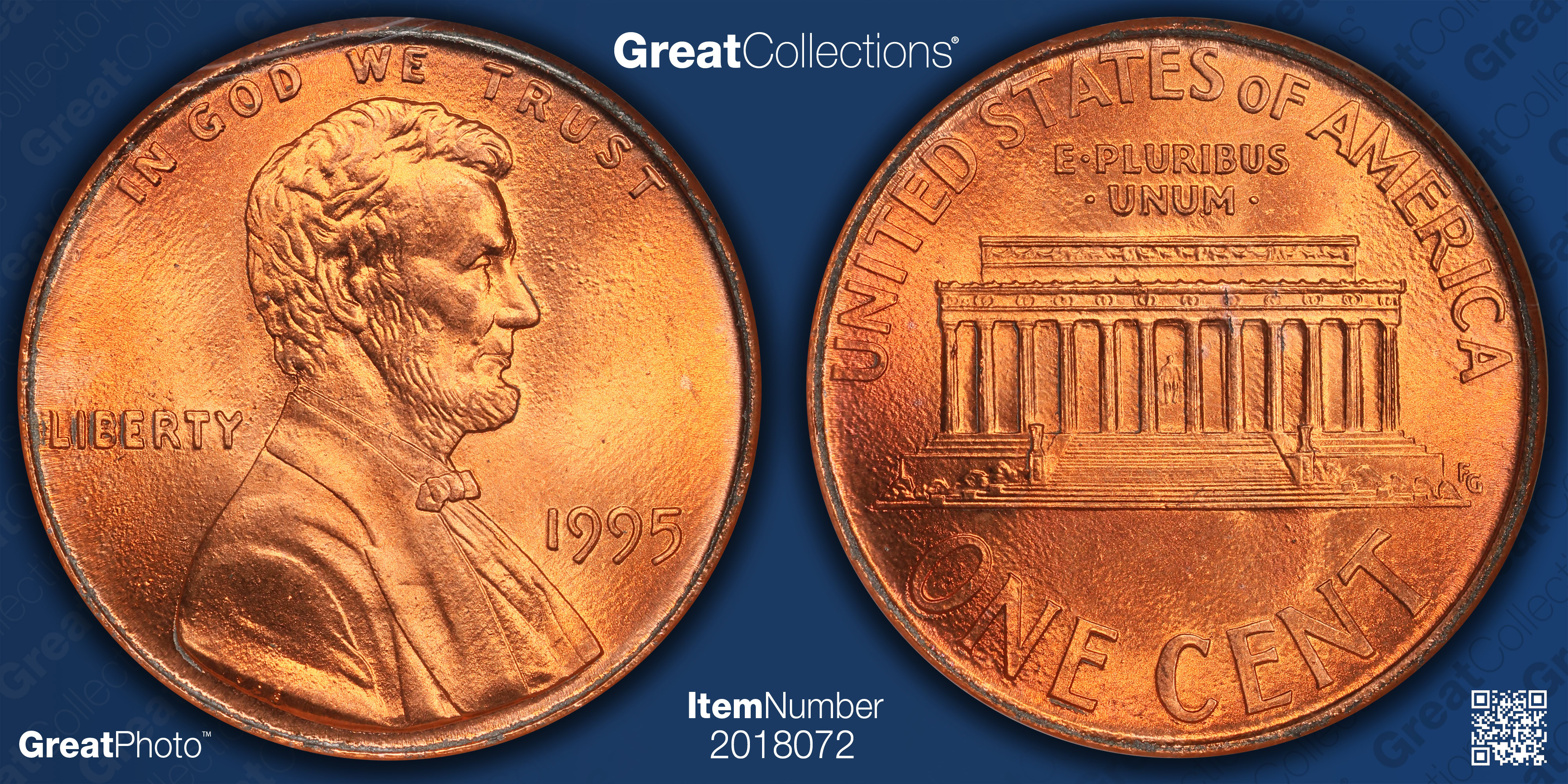 1995 Lincoln Cent Doubled Die Obverse NGC MS-68 RD (Item 2018072