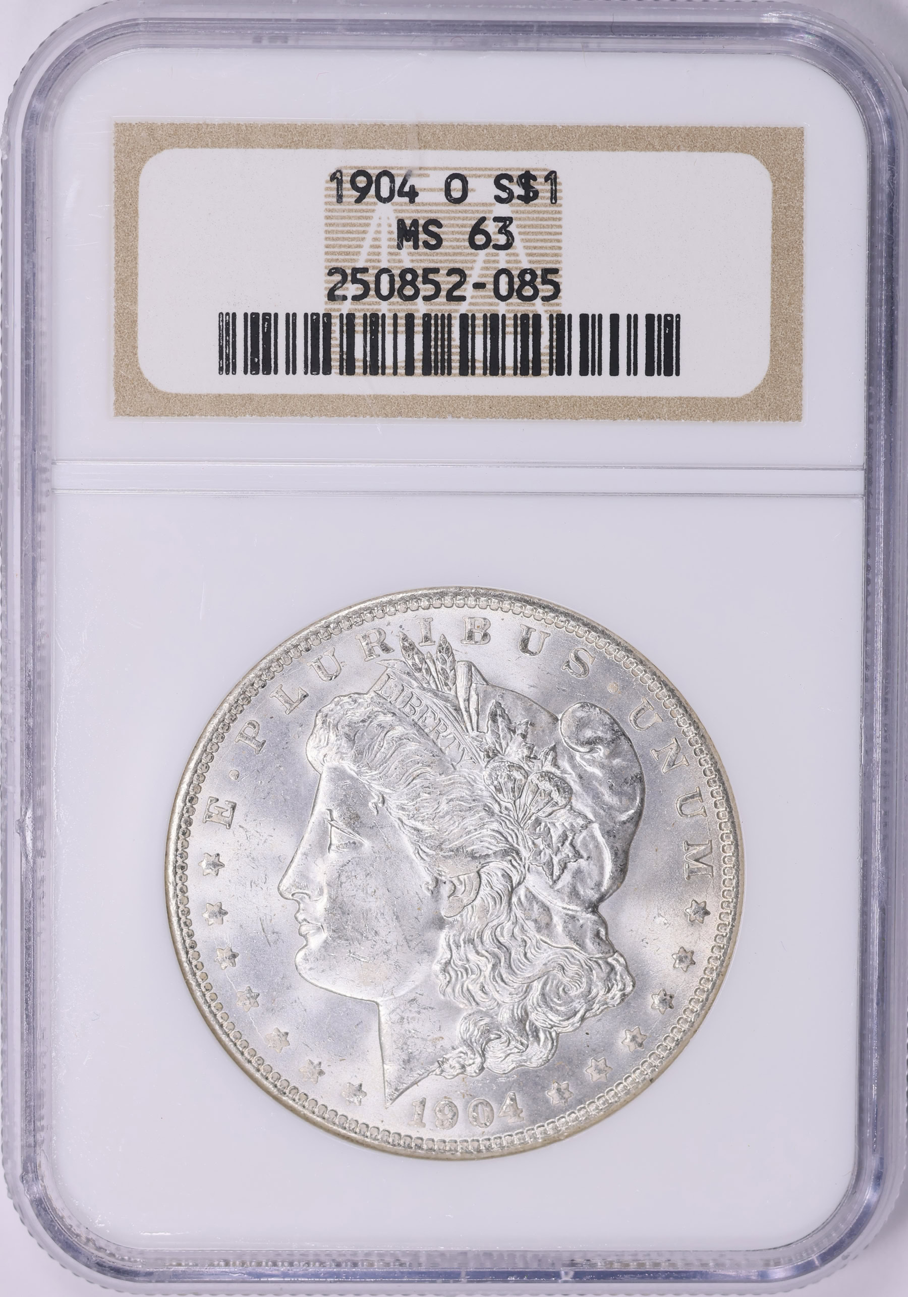 1904-O Morgan Silver Dollar NGC MS-63 (Item 2018293