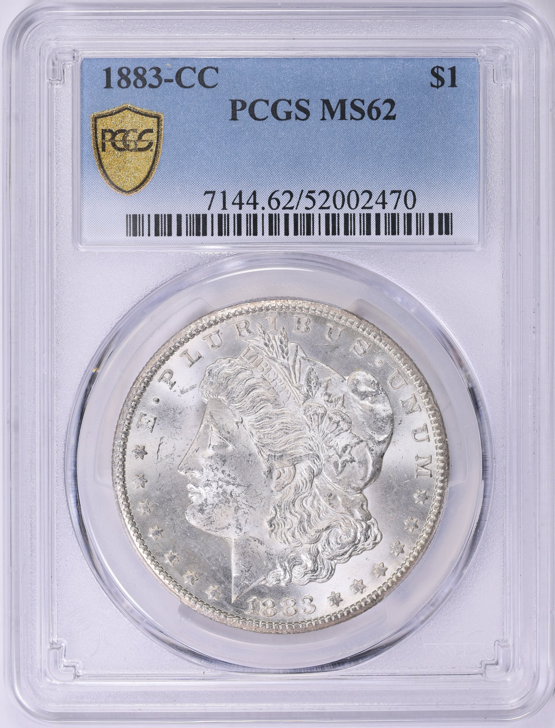 コレクション PCGS MS67 1883-CC Morgan Silver Dollar PCGS MS-62 (Item 2018328