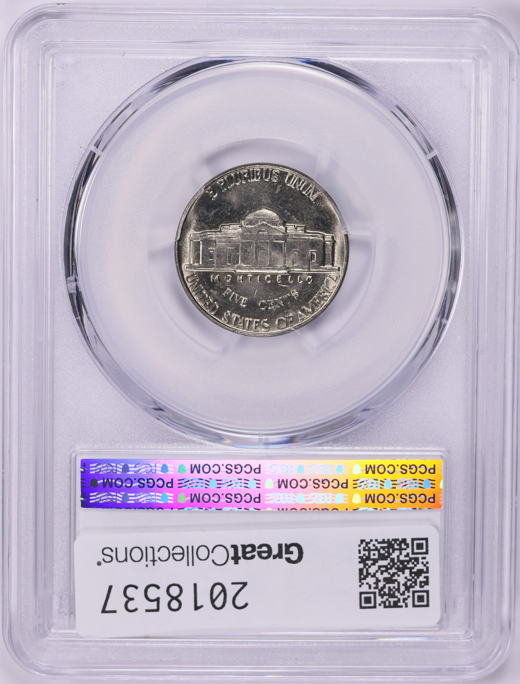 1964 Jefferson Nickel PCGS MS-64 (Item 2018537) | GreatCollections