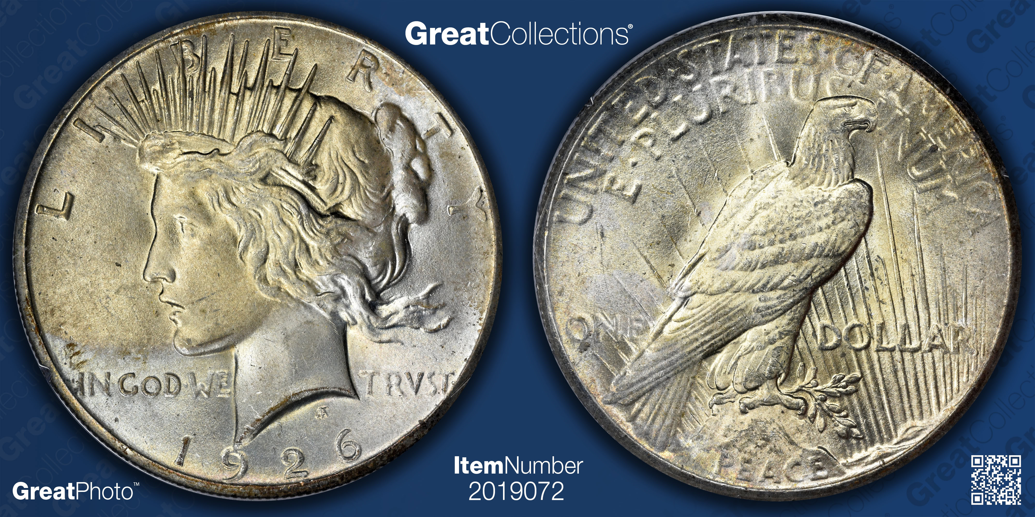 1926 Peace Silver Dollar PCGS MS-65 OGH (1st Gen) (Item 2019072 ...