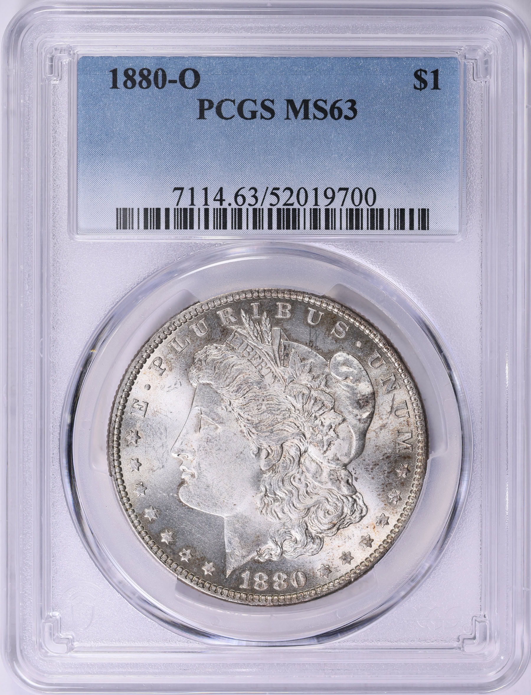 1880-O Morgan Silver Dollar PCGS MS-63 (Item 2019281
