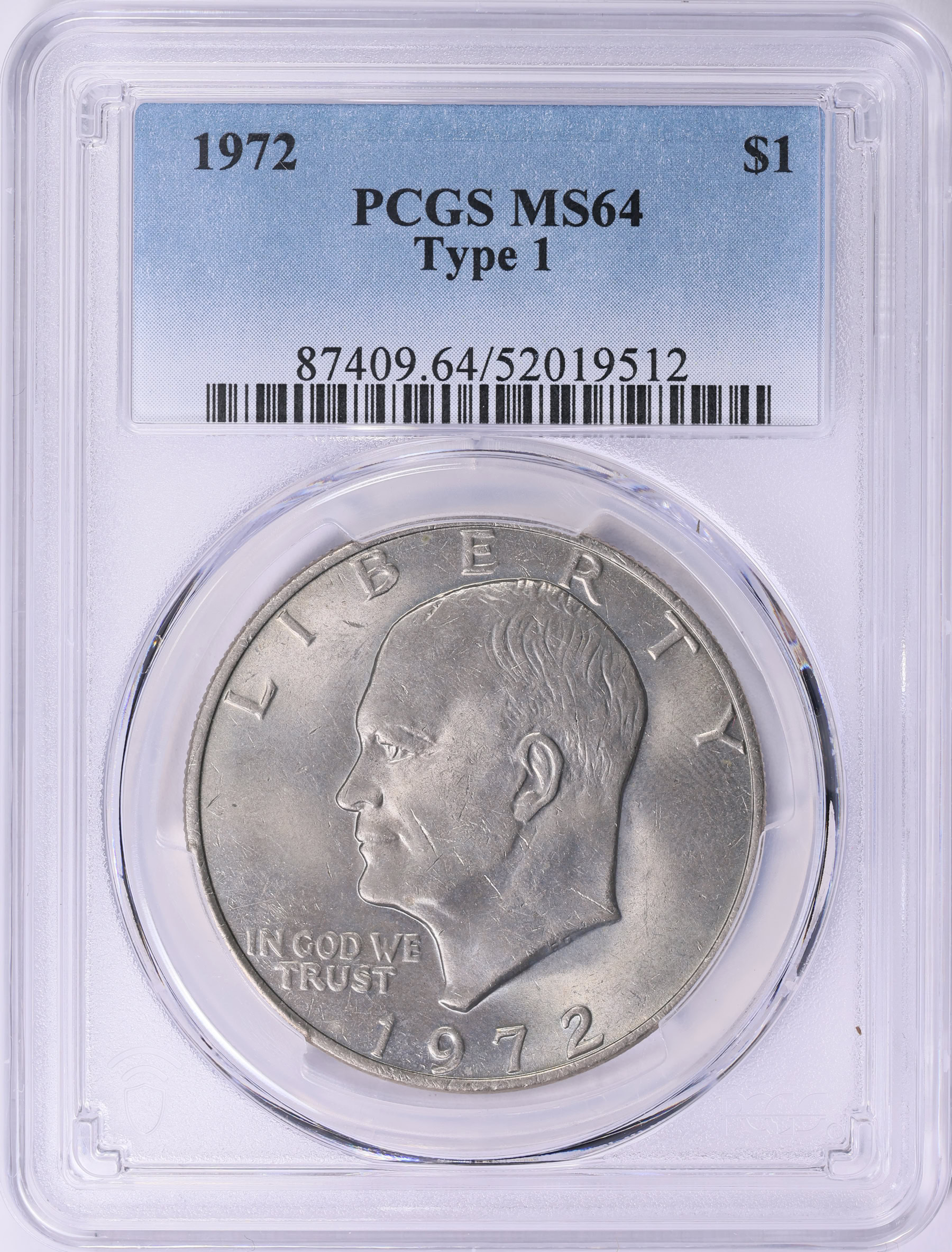 アメリカ 1972年-S アイゼンハワー プルーフ One Dollar 銀貨 1972 S Eisenhower Dollar PROOF SILVER Ike $1 1972 US Mint 40