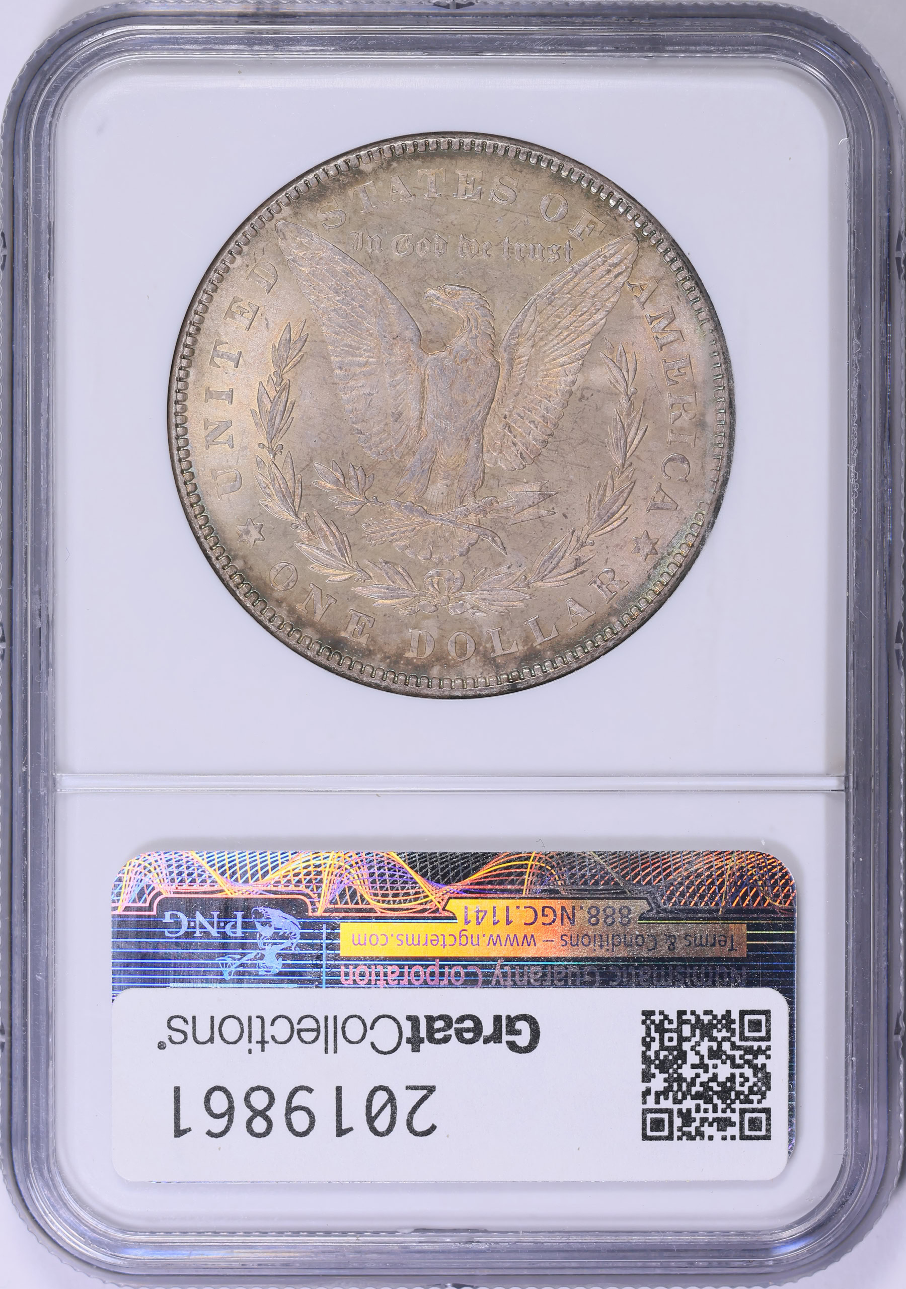 1878 7/8TF Morgan Silver Dollar Weak 7/4 VAM-41A NGC MS-63 (CAC