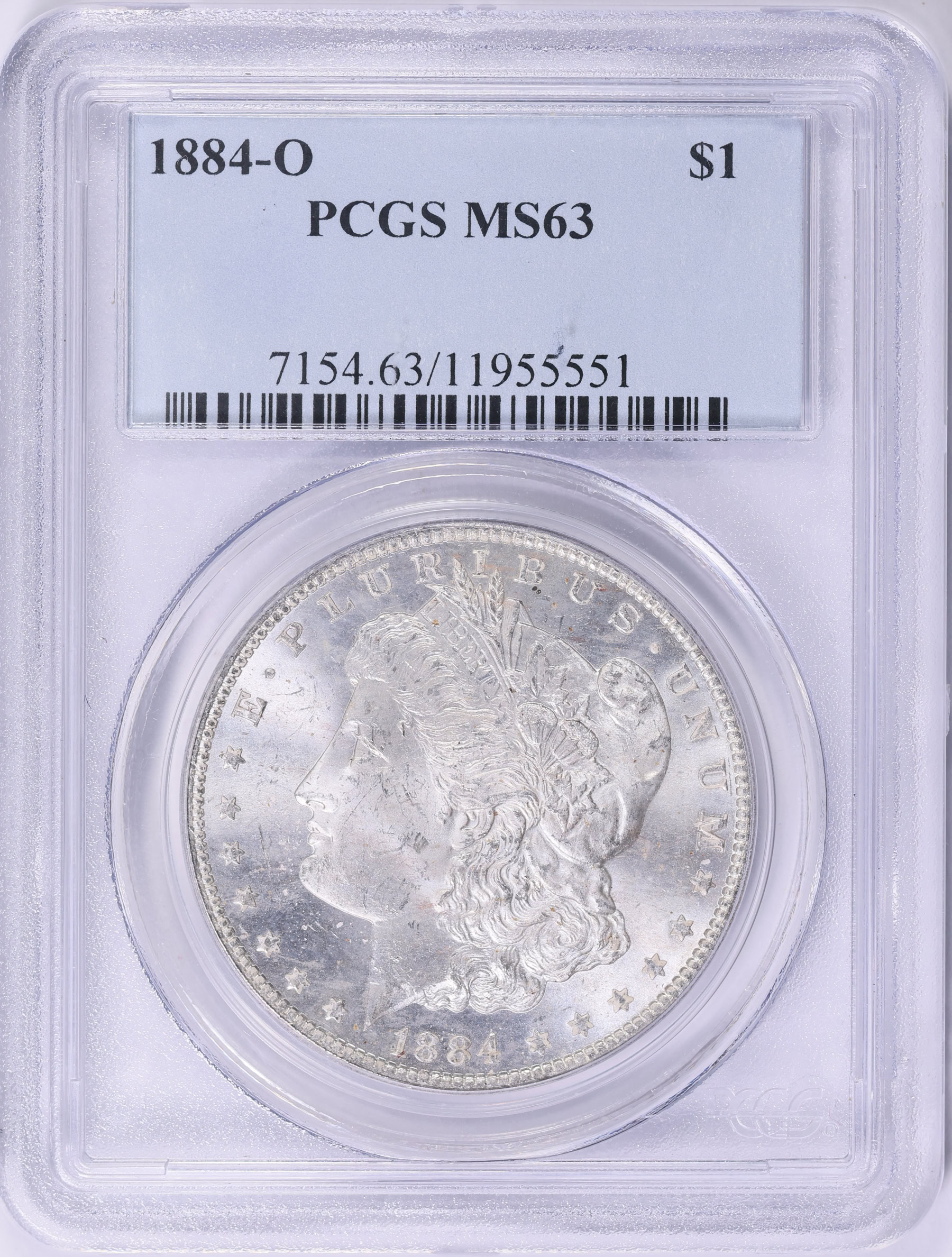 1884-O Morgan Silver Dollar PCGS MS-63 (Item 2020495