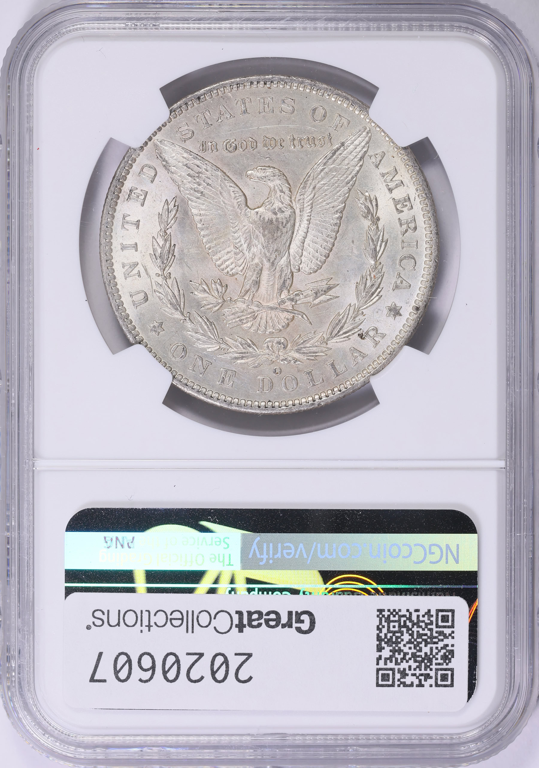 1886-O Morgan Silver Dollar NGC AU-58 (Item 2020607