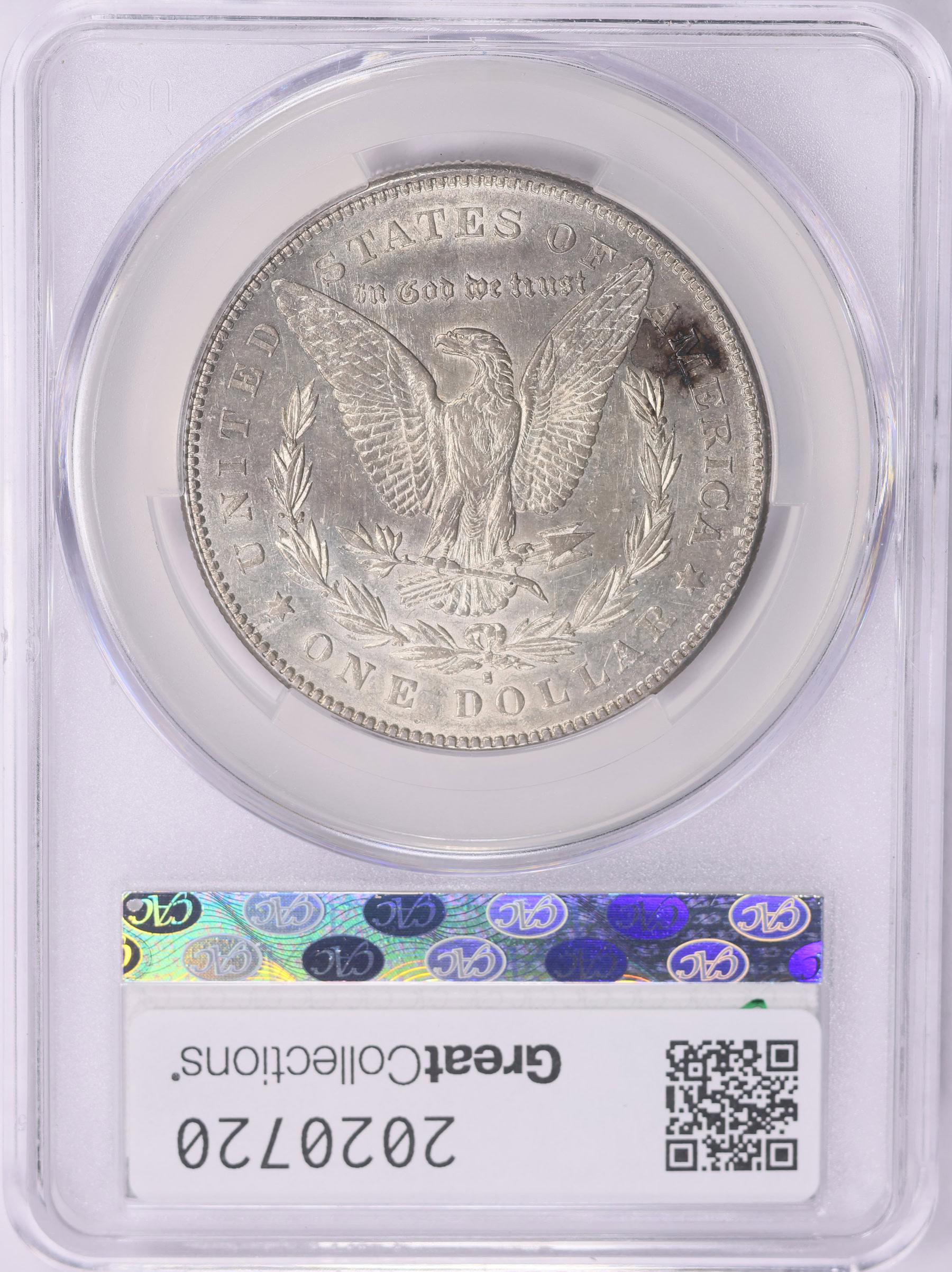 1879-S Morgan Silver Dollar Reverse of 1878 *Top 100* CACG AU