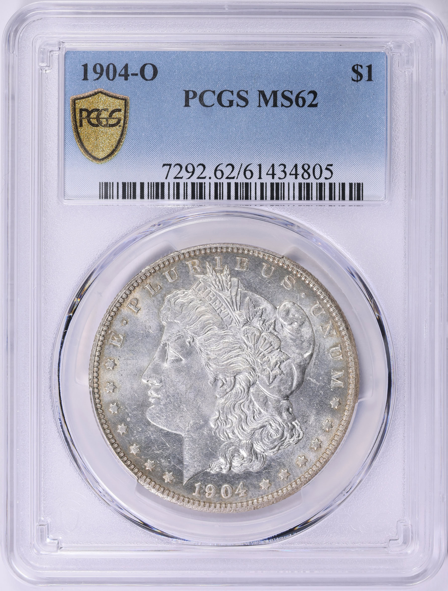 1904-O Morgan Silver Dollar PCGS MS-62 (Toned) (Item 2021143
