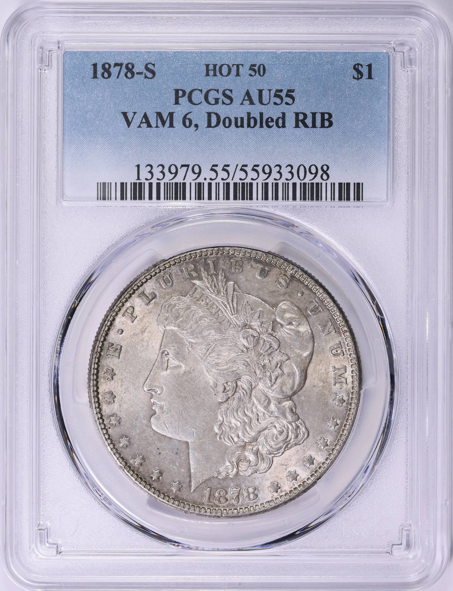 1877年 ロシア ポリチナ ラージイーグル　銀貨　PCGS AU50 1877年 ロシア ポリチナ ラージイーグル 銀貨 PCGS AU50 1877年 ロシア