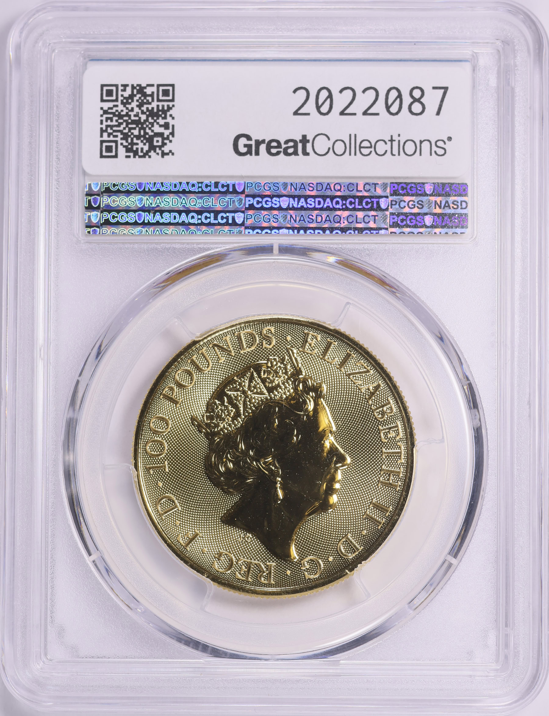 Great Britain 2021 Gold £100 British Music Legends - Elton John