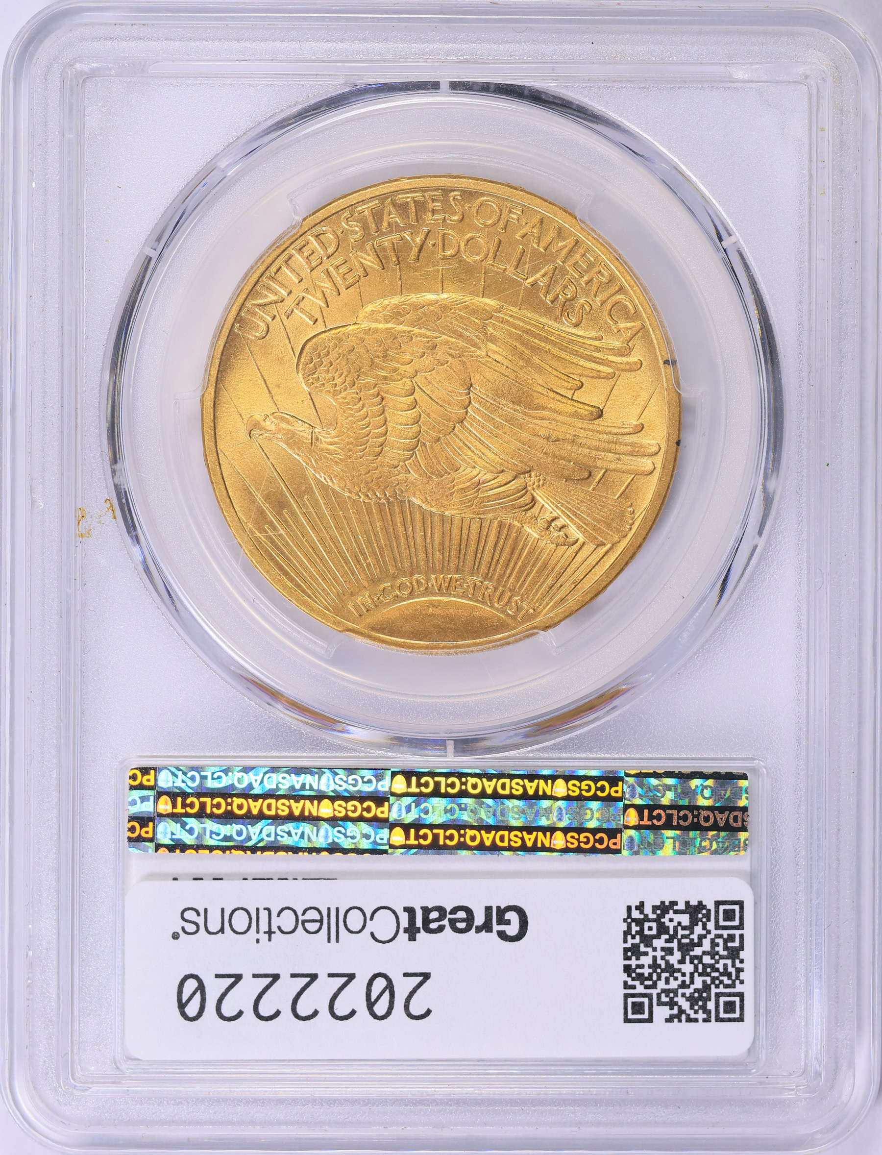 1914 Saint-Gaudens Gold Double Eagle PCGS MS-64+ (CAC Green) (Item