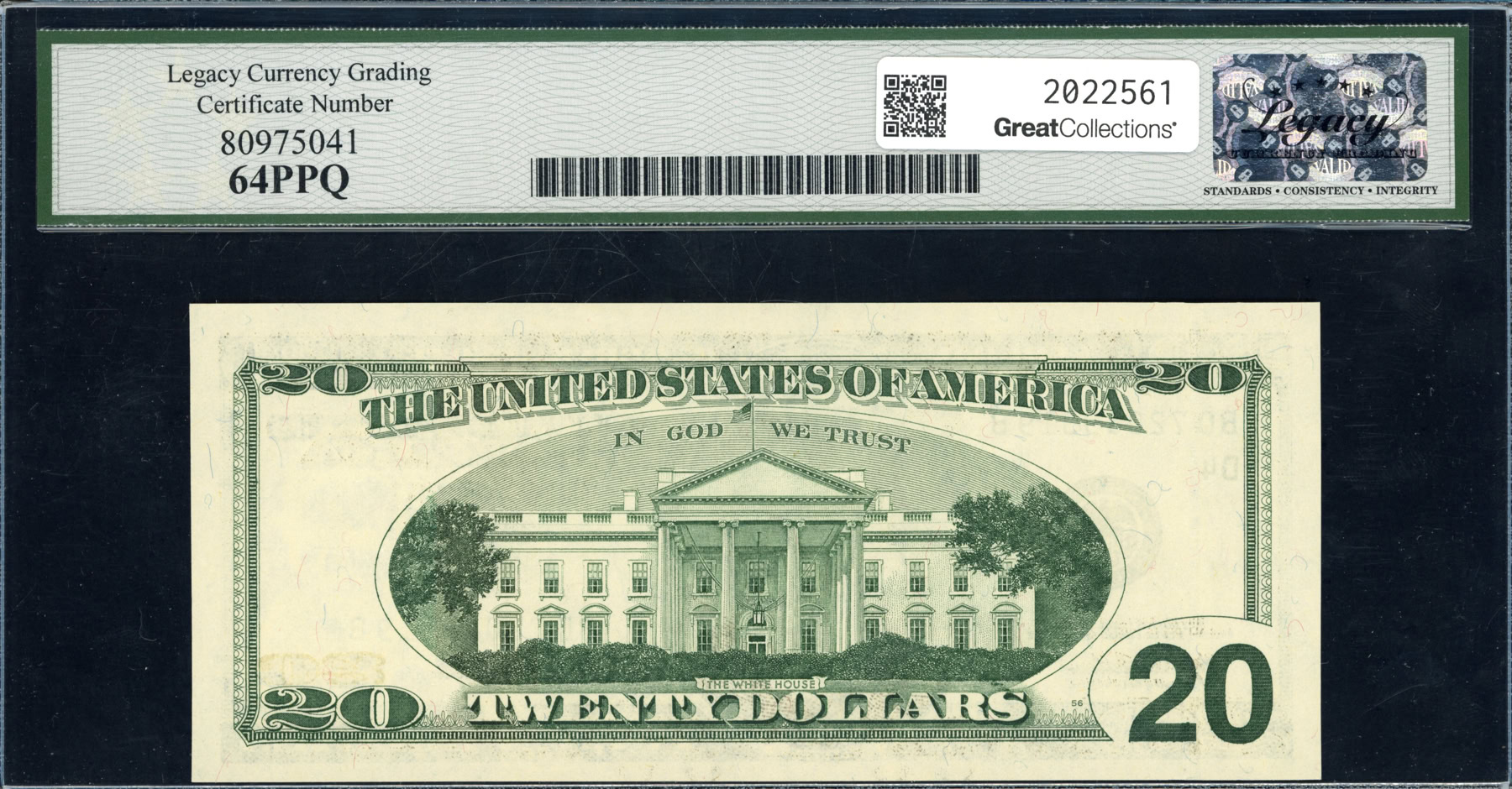 Fr. 2085-D (BDB Block) 1999 $20 Cleveland Federal Reserve Note Withrow ...