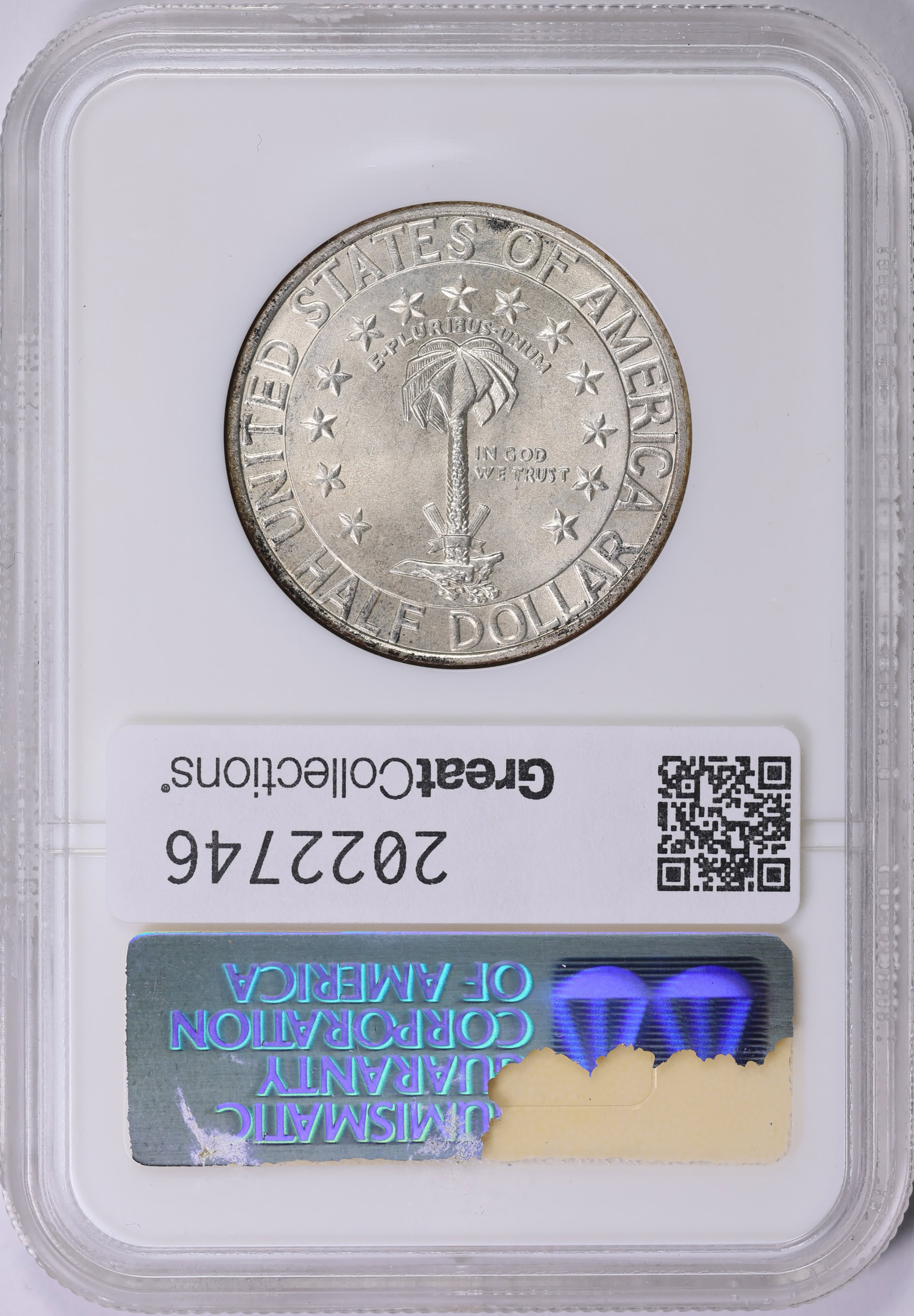 1936 Columbia, South Carolina, Sesquicentennial Half Dollar NGC MS