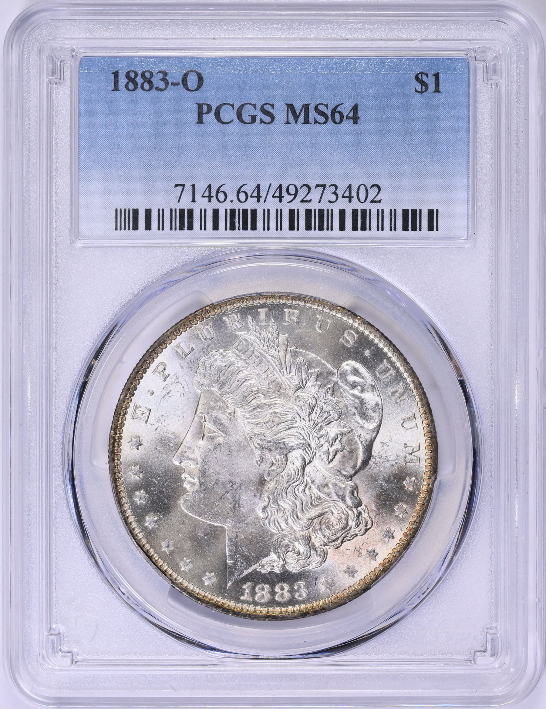 1883-O Morgan Silver Dollar PCGS MS-64 (Toned) (Item 2022899