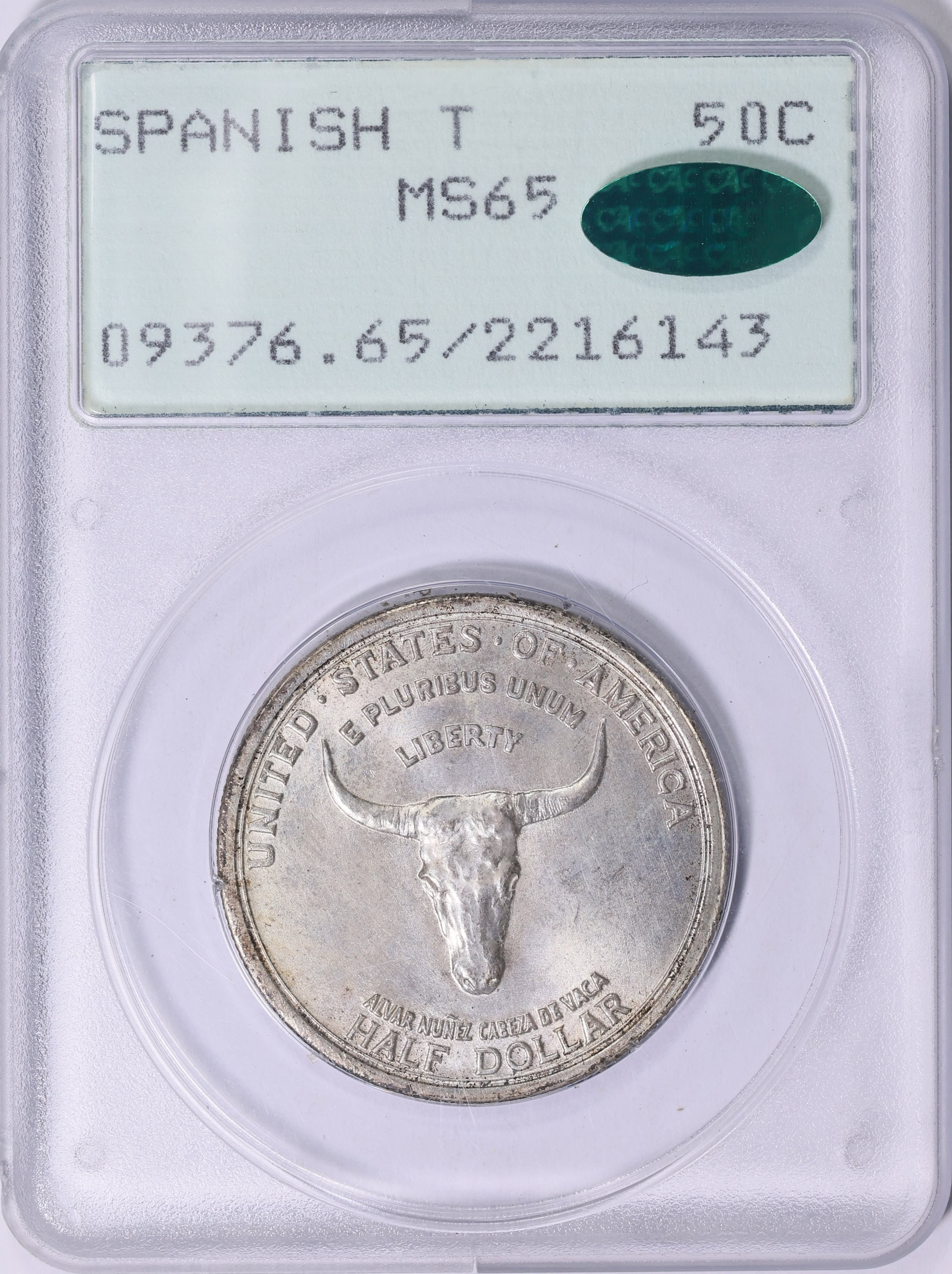 1935 Old Spanish Trail Half Dollar PCGS MS-65 (CAC Green) OGH (1st