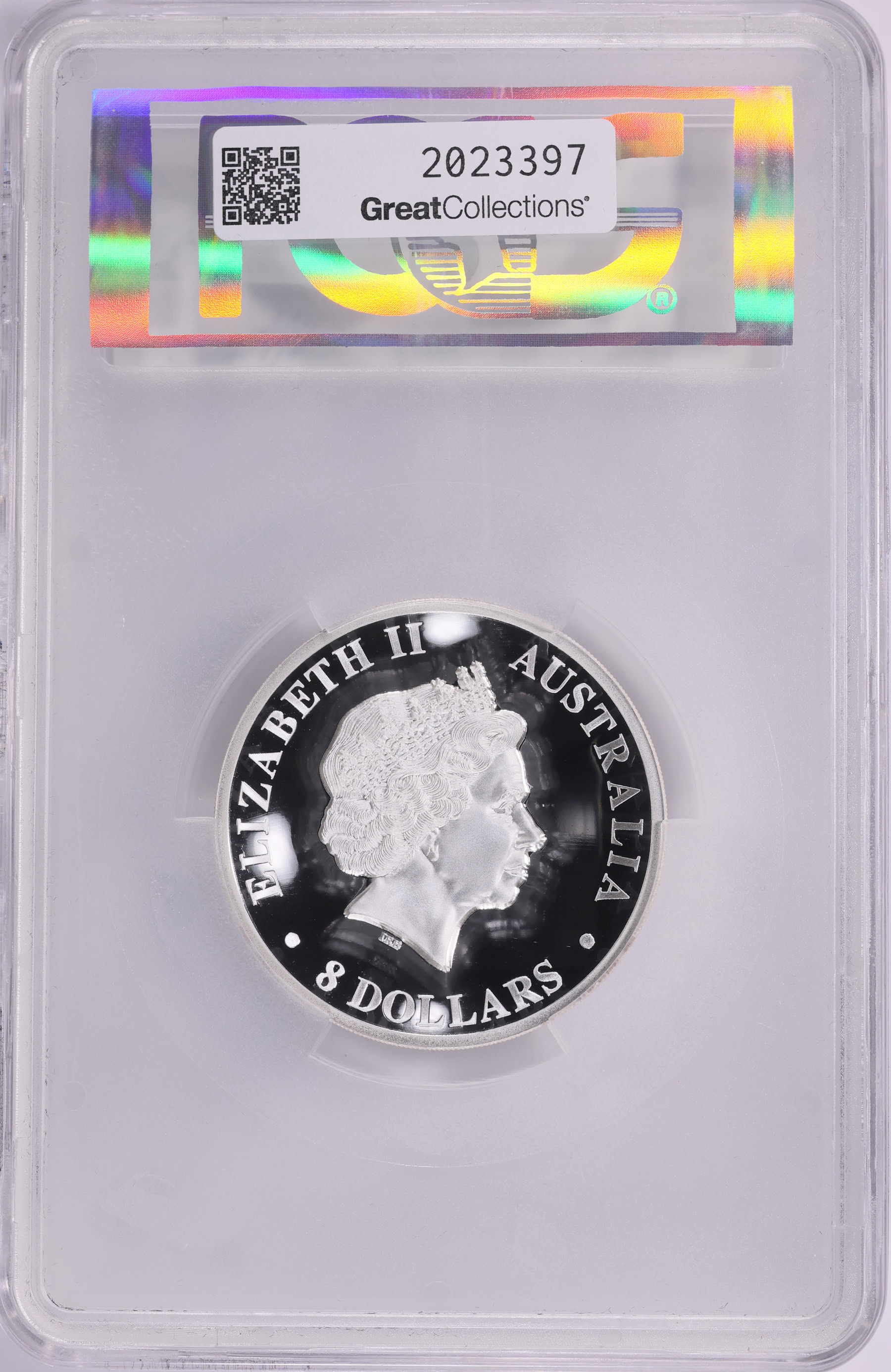 Australia 2015-P Silver $8 Wedge-Tailed Eagle High Relief KM-2212